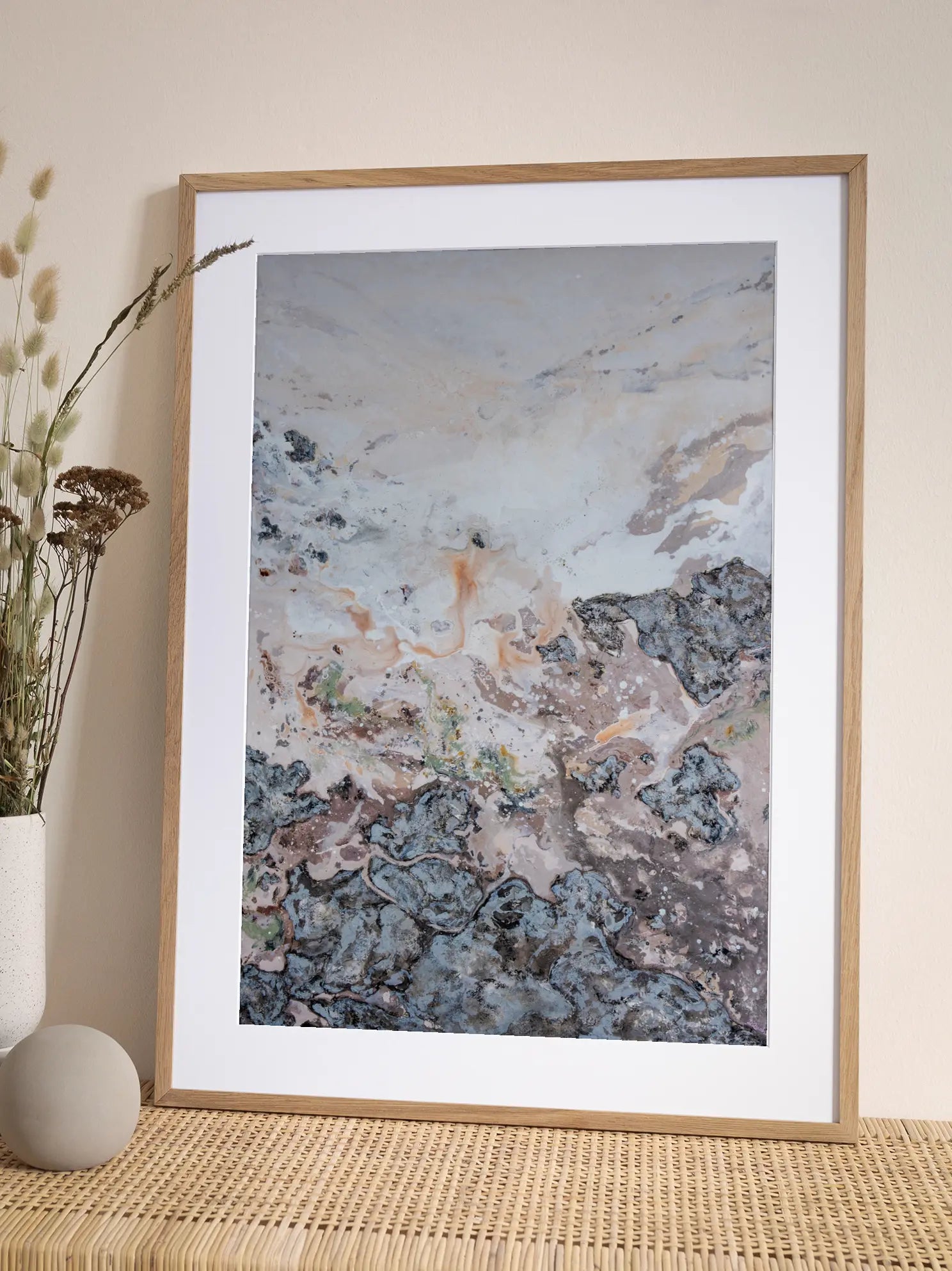 Abstract Terrain Poster