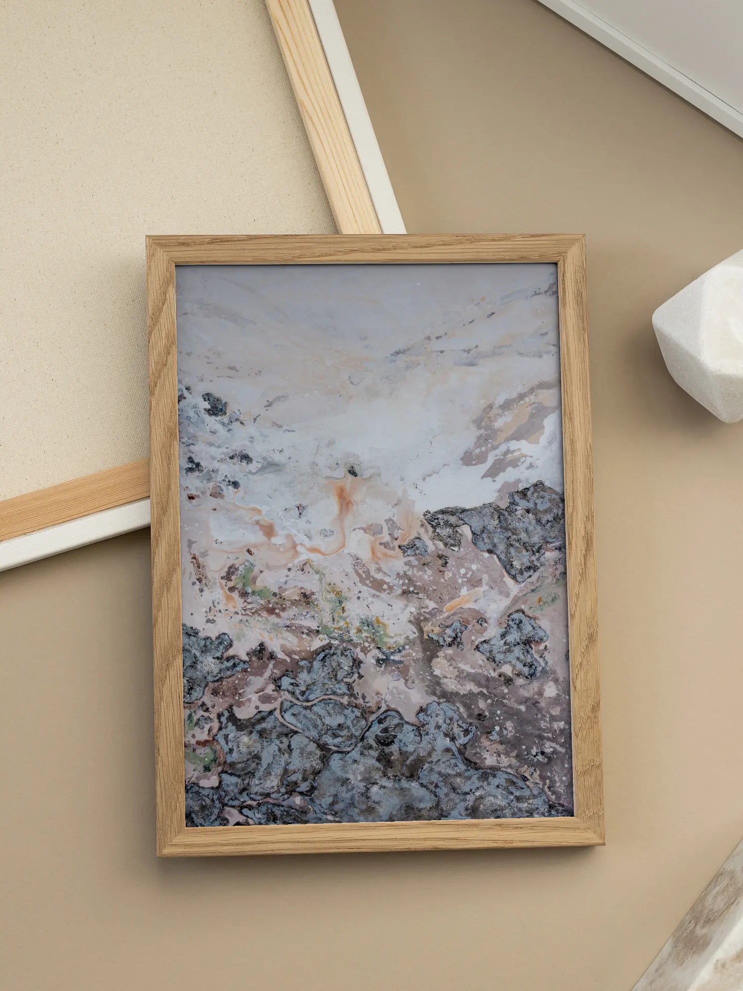 Abstract Terrain Poster