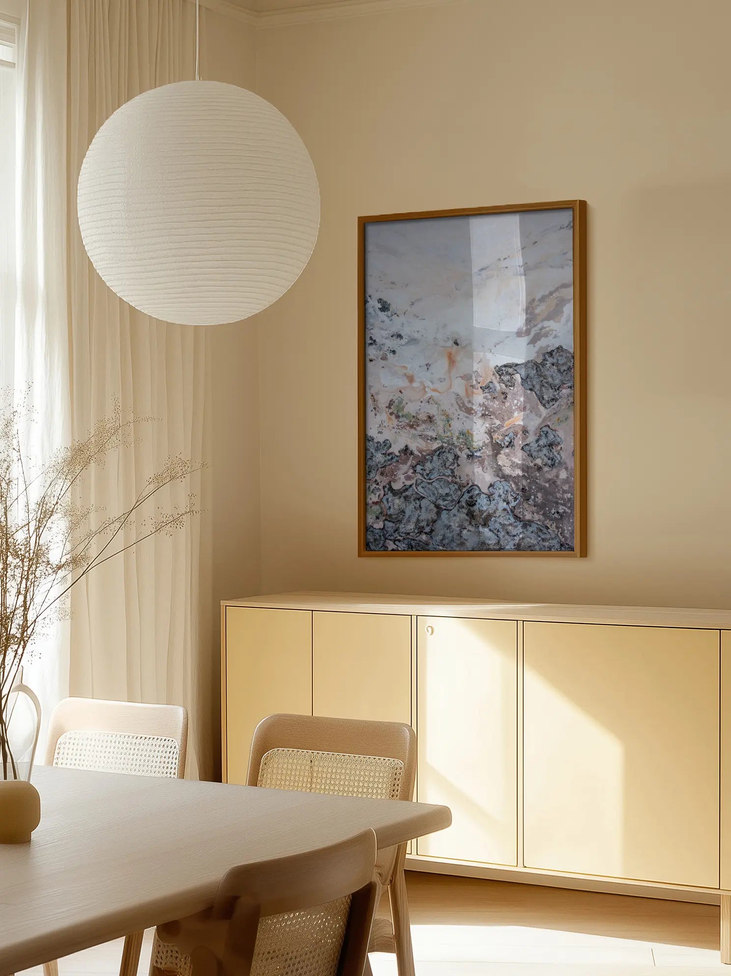 Abstract Terrain Poster