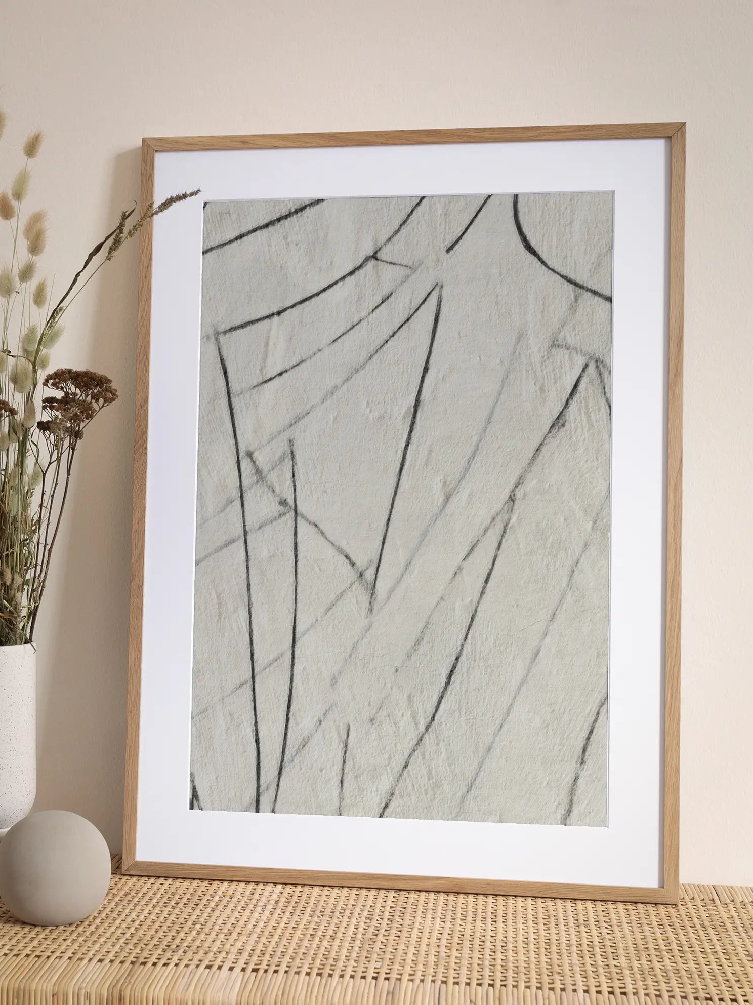 Abstract Textured Pattern Poster