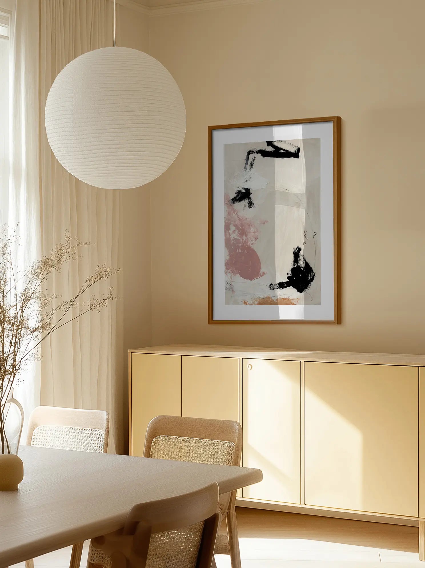 Acrylic Abstract Poster
