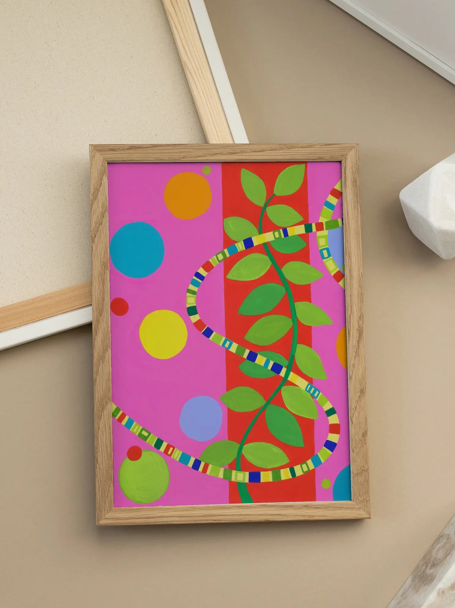 Acrylic Plant Poster