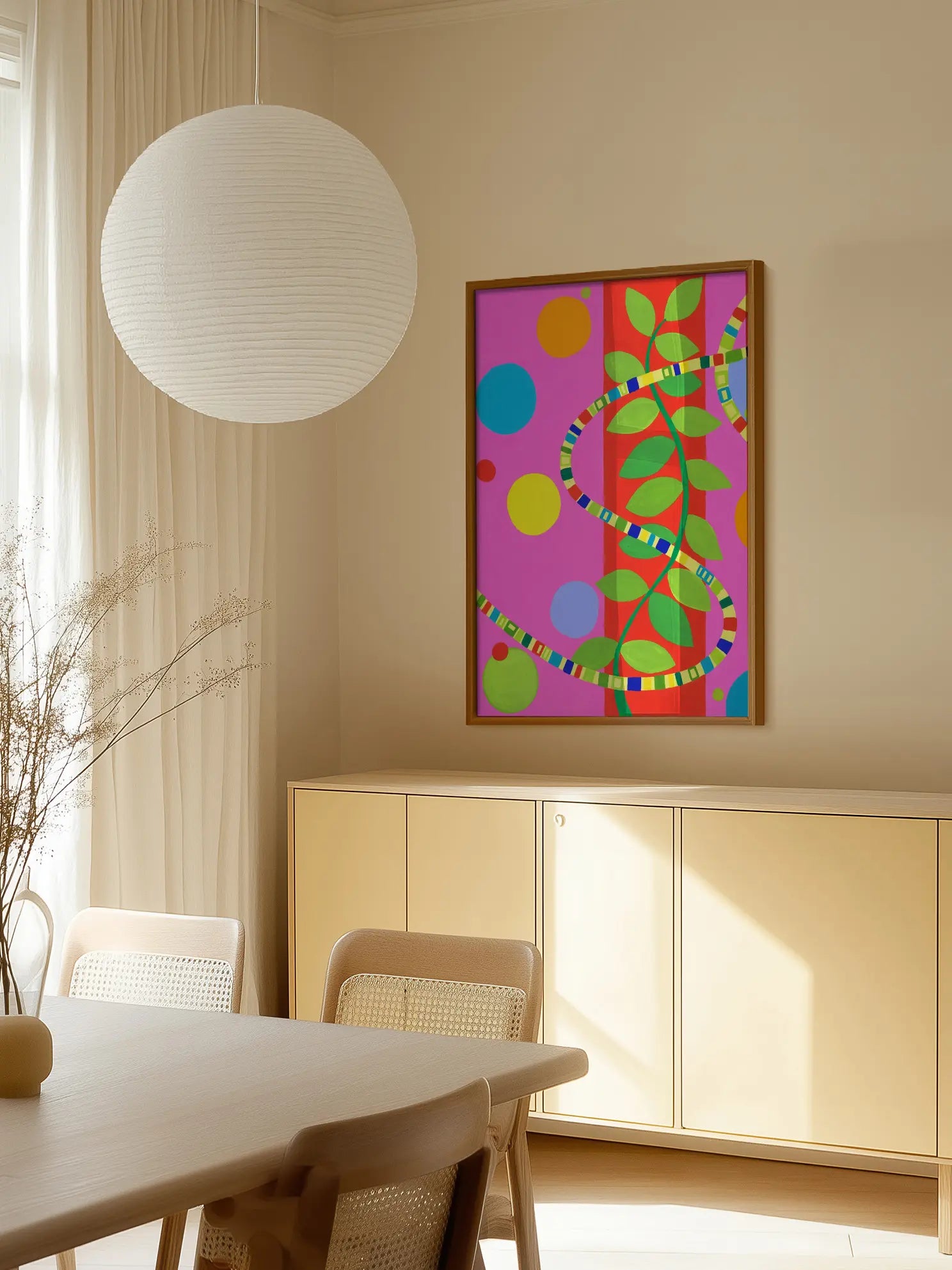 Acrylic Plant Poster