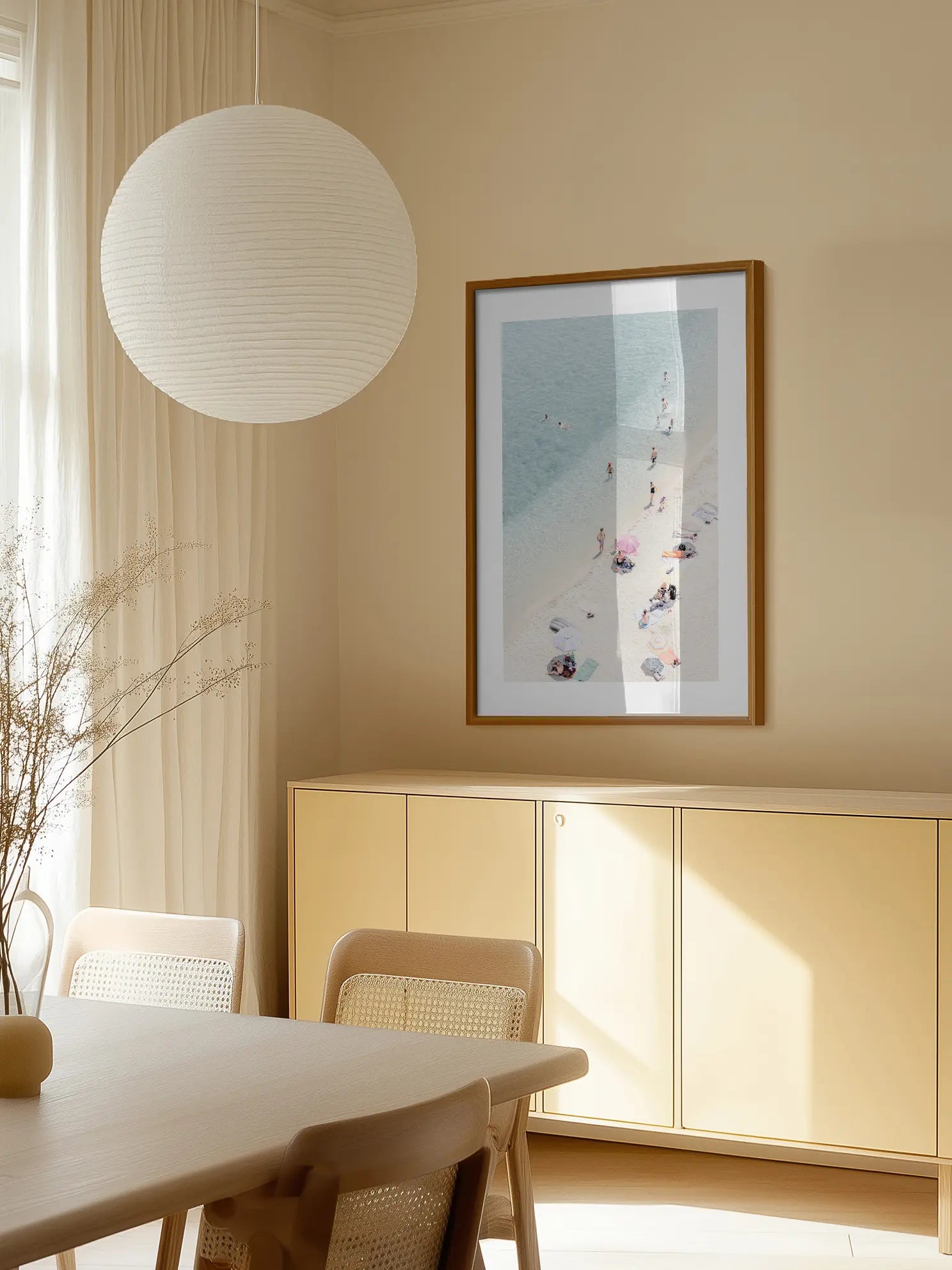 Aerial Beach View 2 Poster