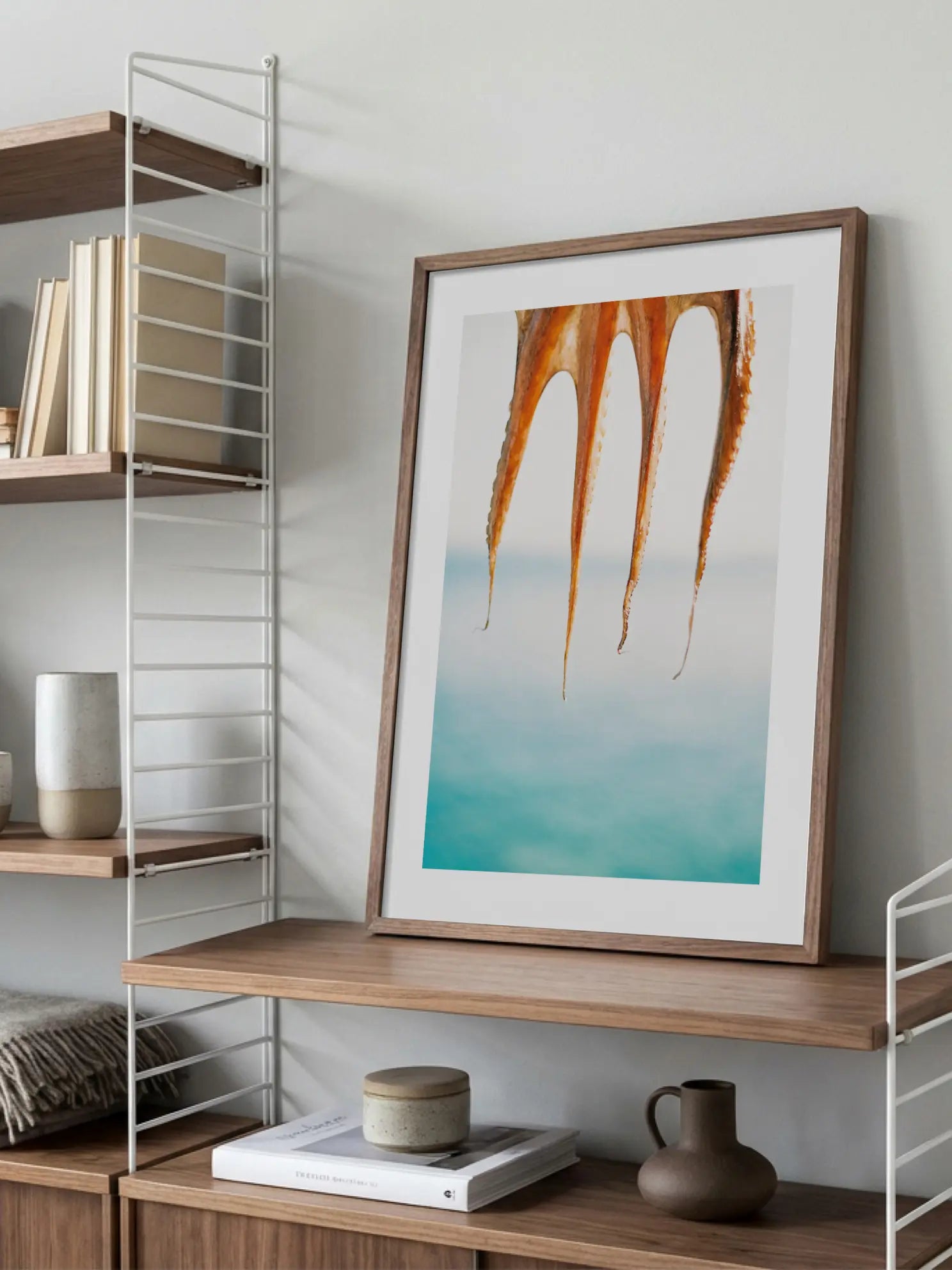 Afloat In Blue Poster