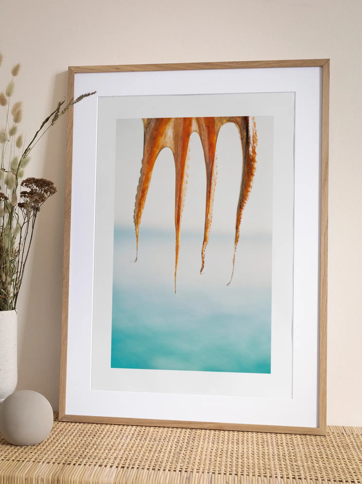 Afloat In Blue Poster