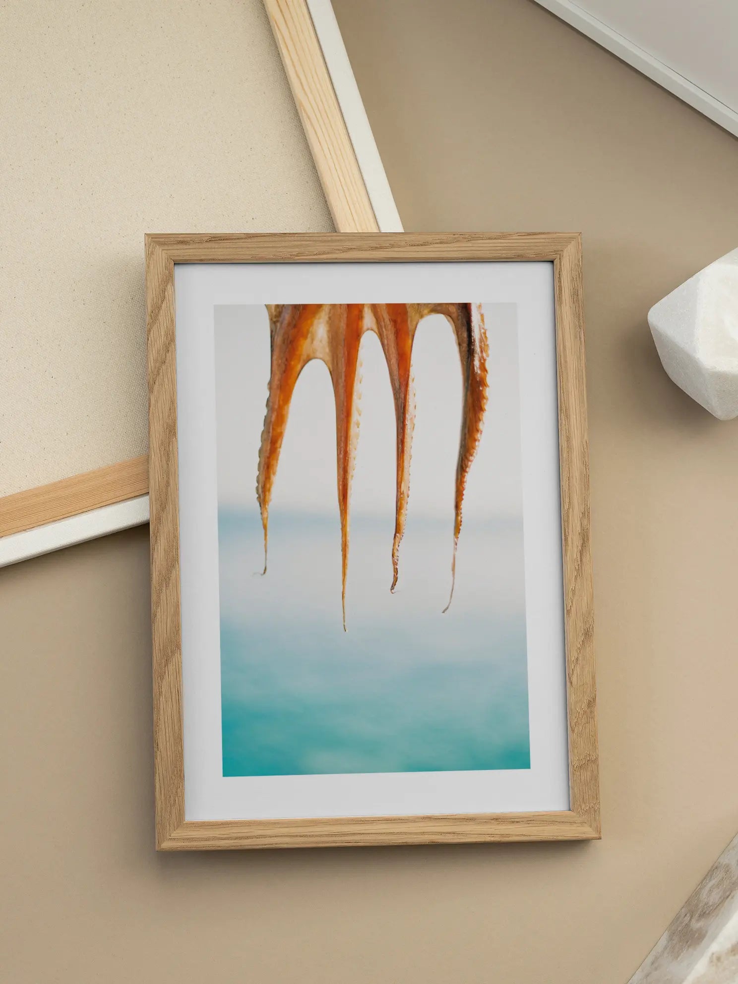 Afloat In Blue Poster