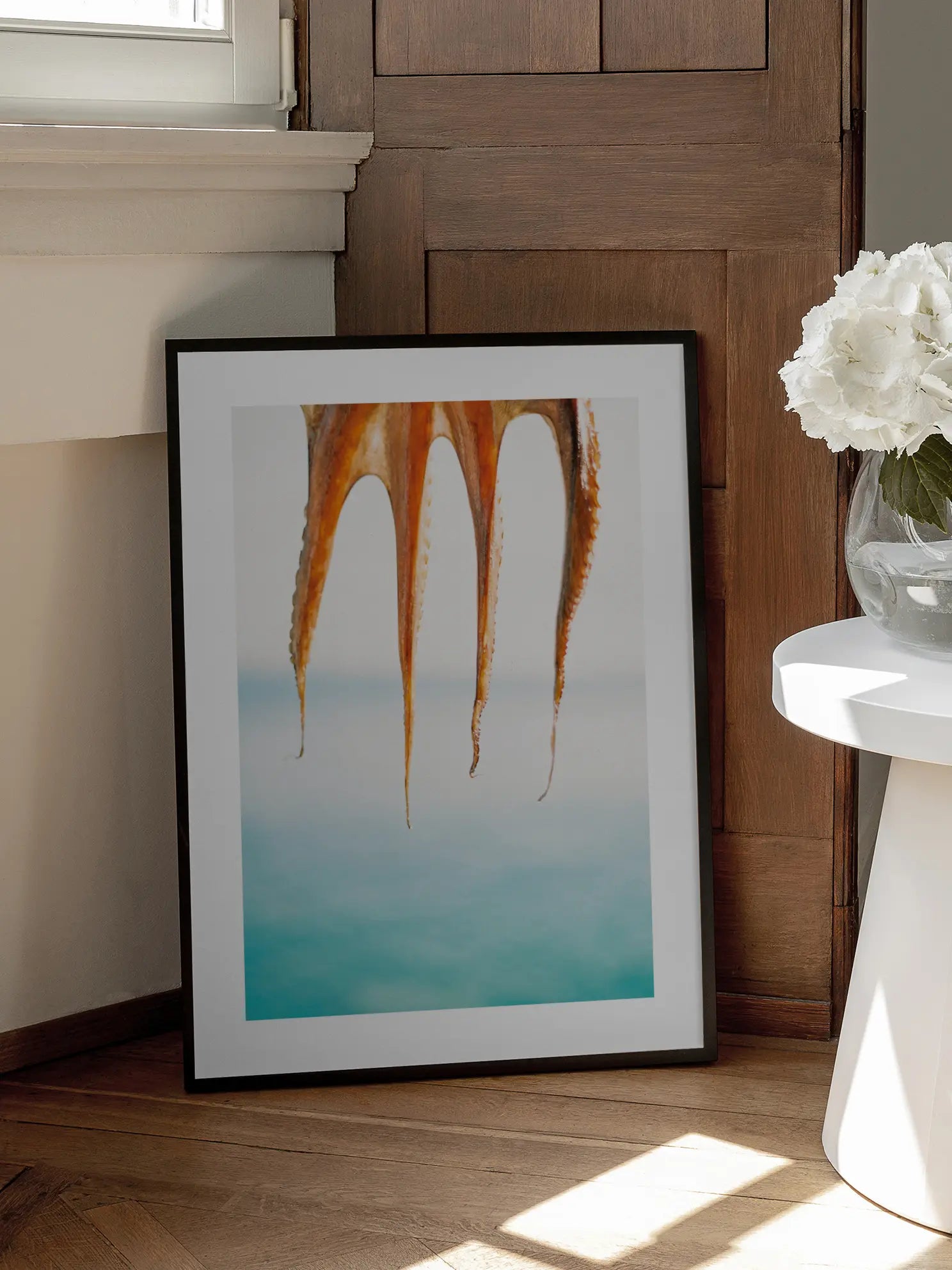 Afloat In Blue Poster