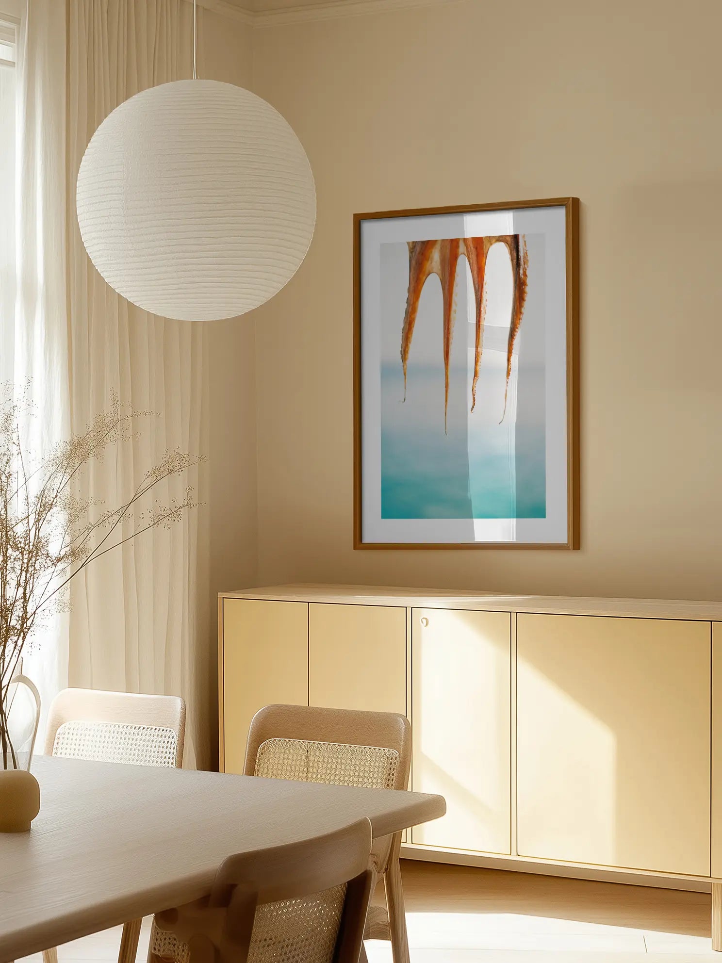 Afloat In Blue Poster