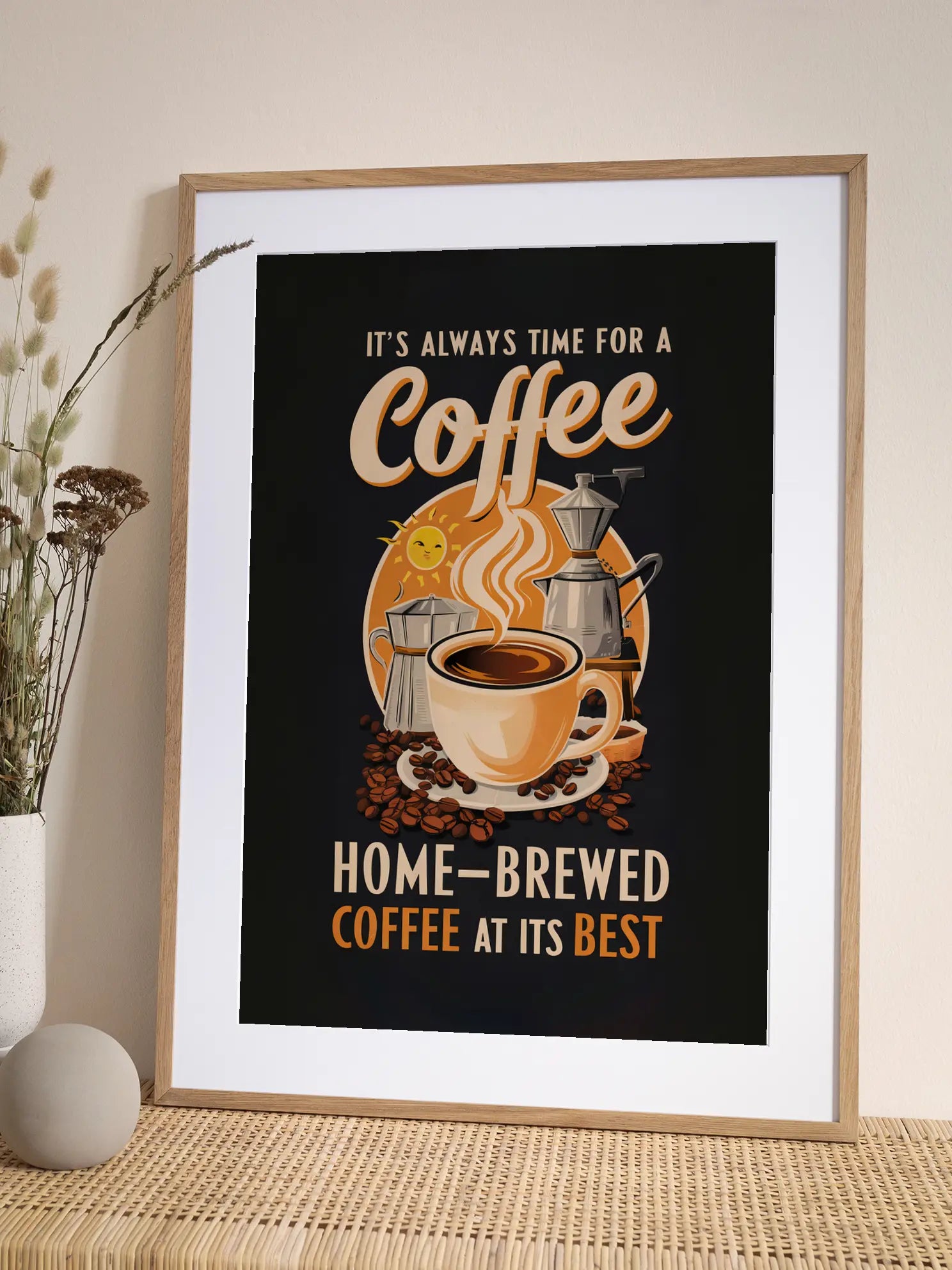 Always Time for a Coffee Poster