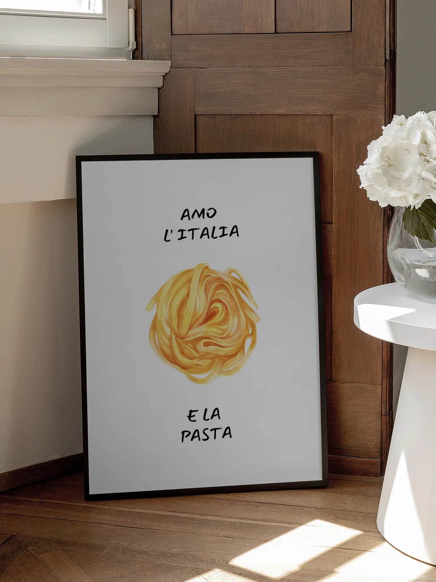 Amo L'Italia e La Pasta Poster