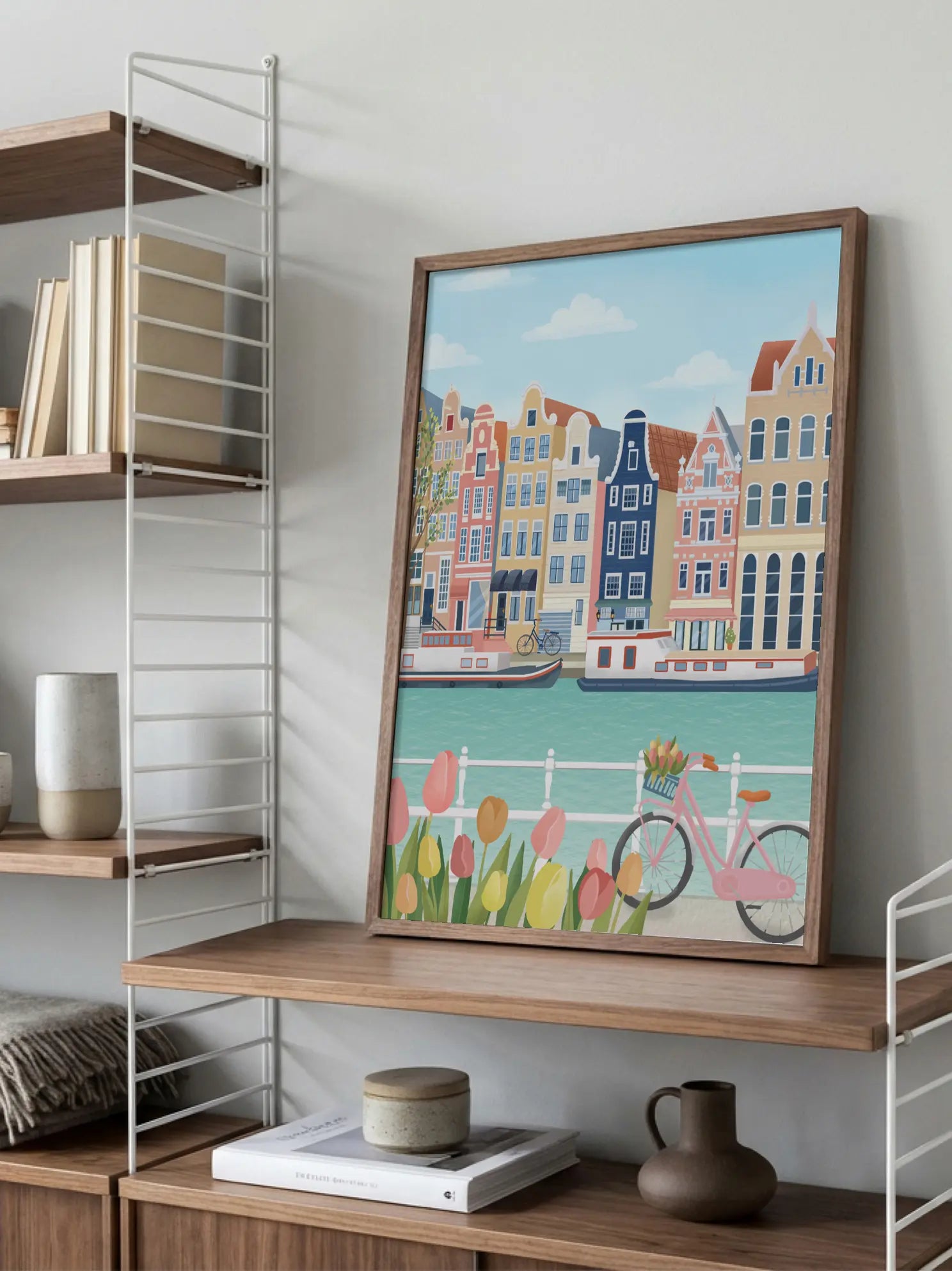 Amsterdam Canal Poster