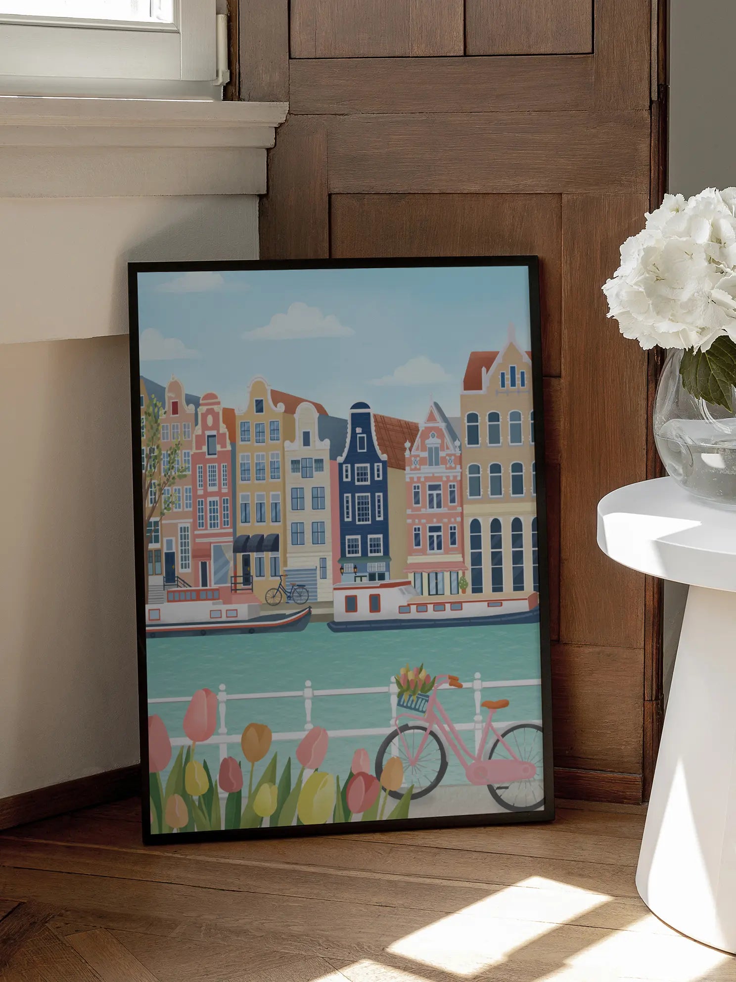 Amsterdam Canal Poster