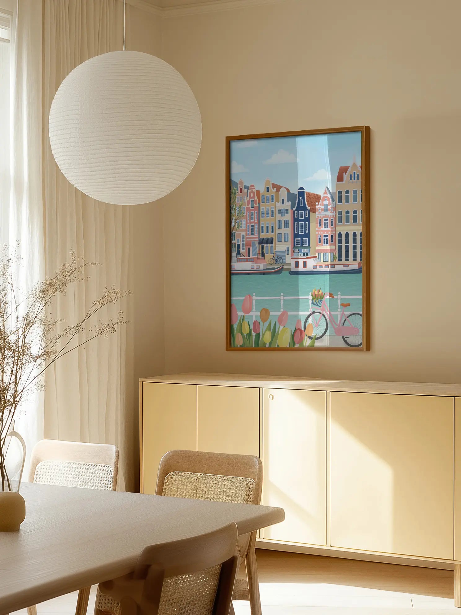 Amsterdam Canal Poster