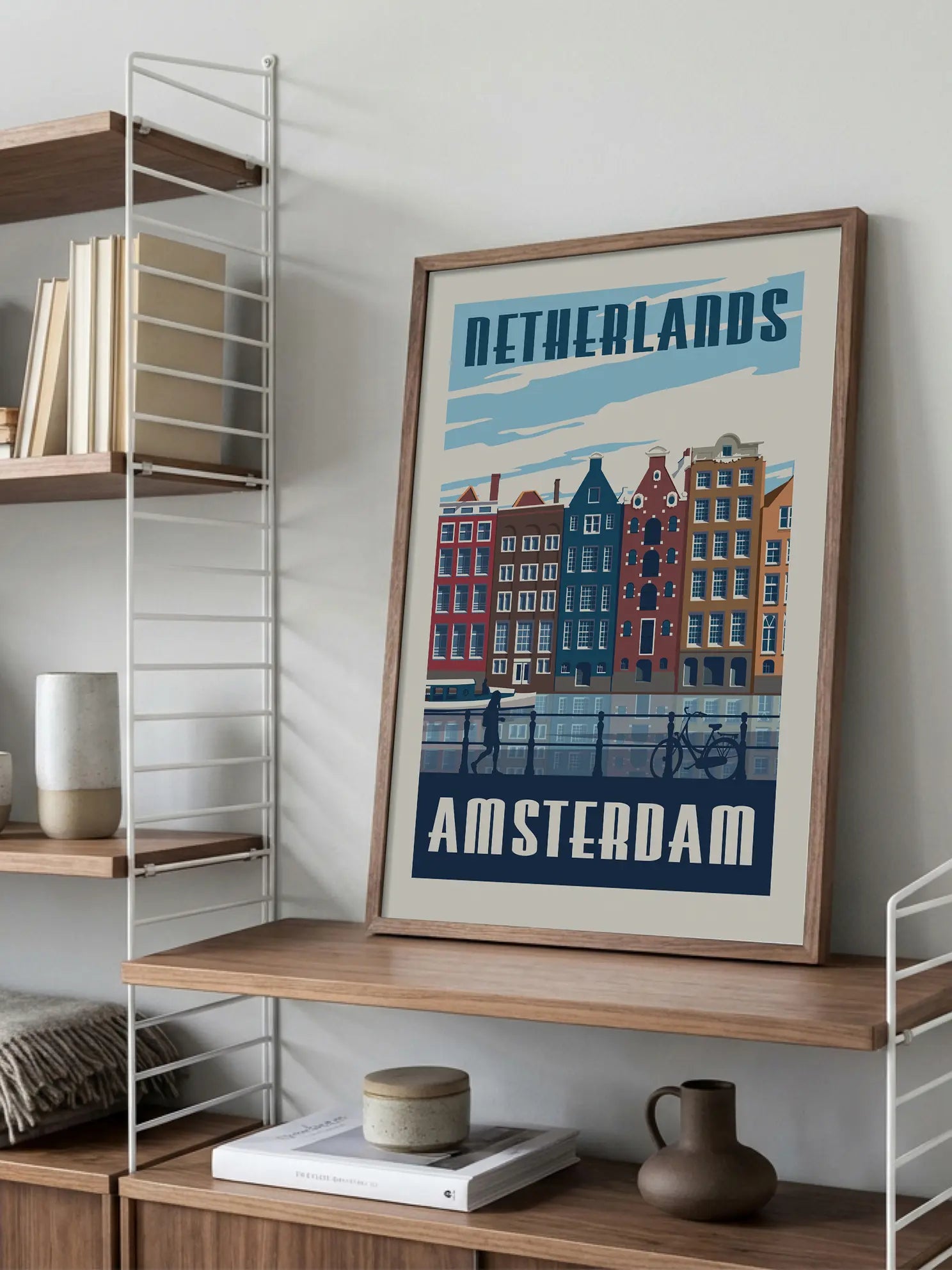 Amsterdam City Poster