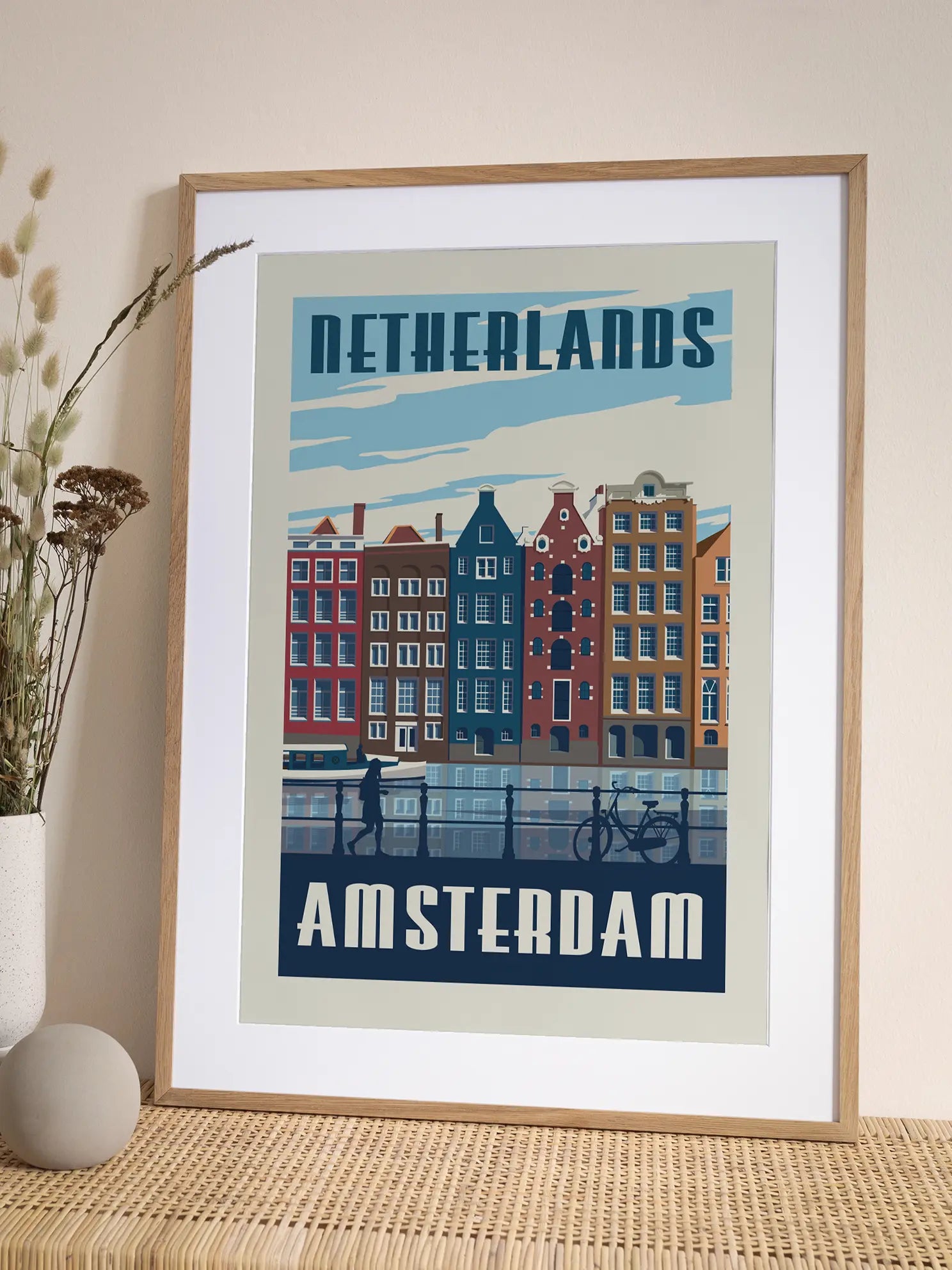 Amsterdam City Poster
