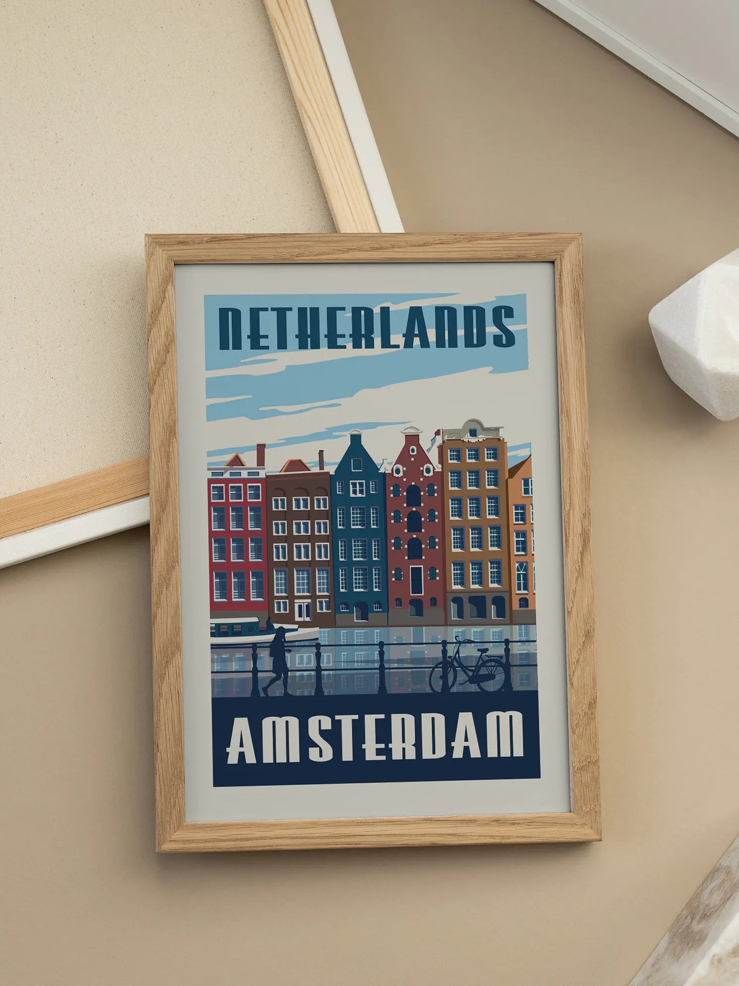 Amsterdam City Poster