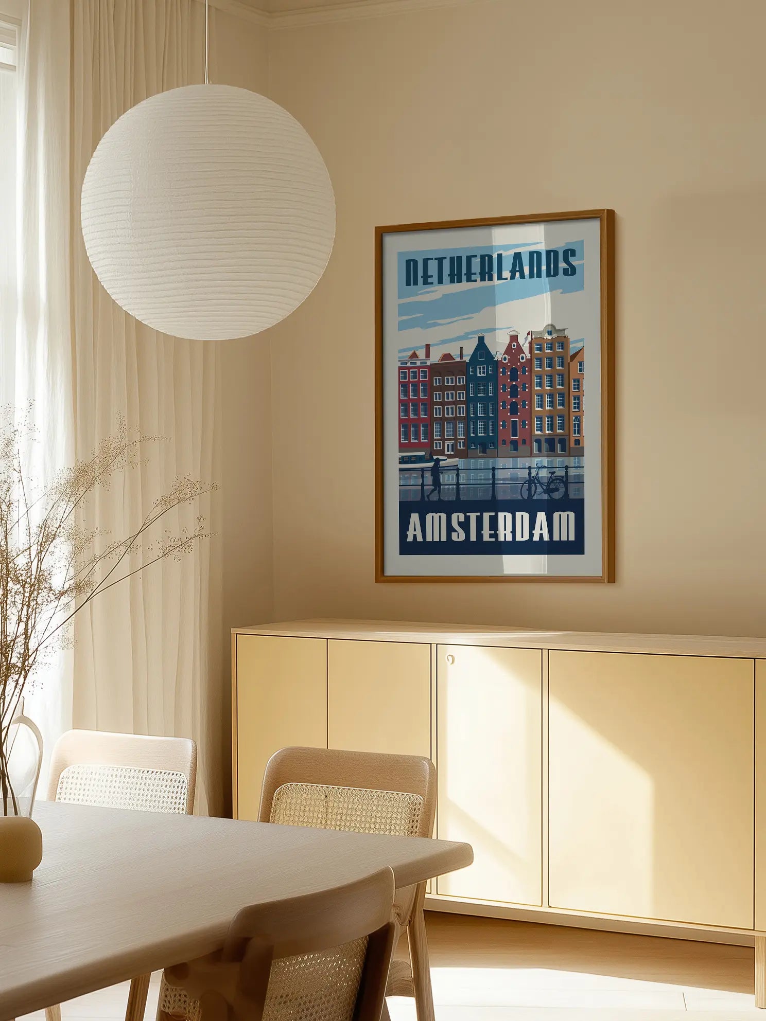 Amsterdam City Poster