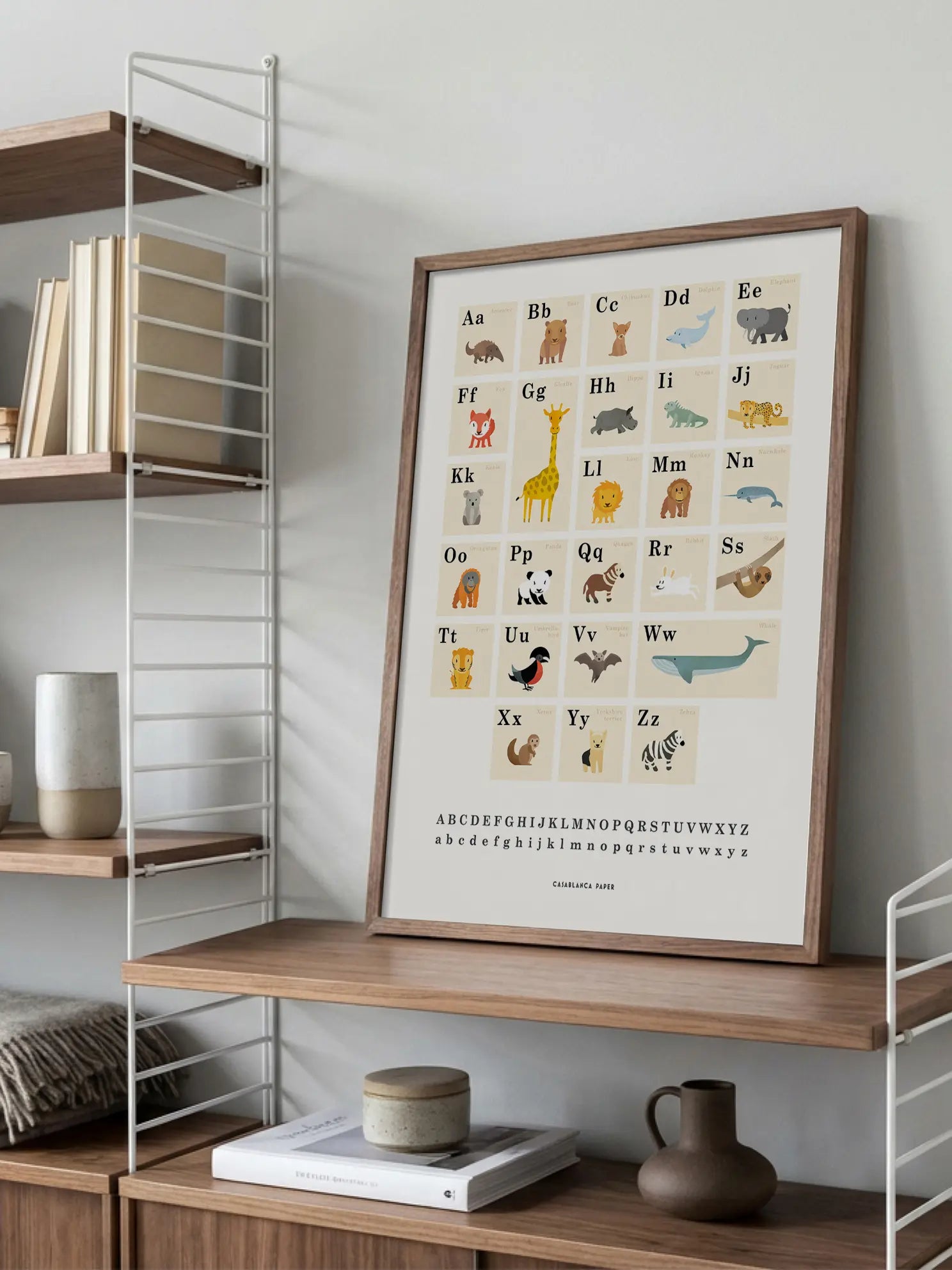 Animal Alphabet Poster