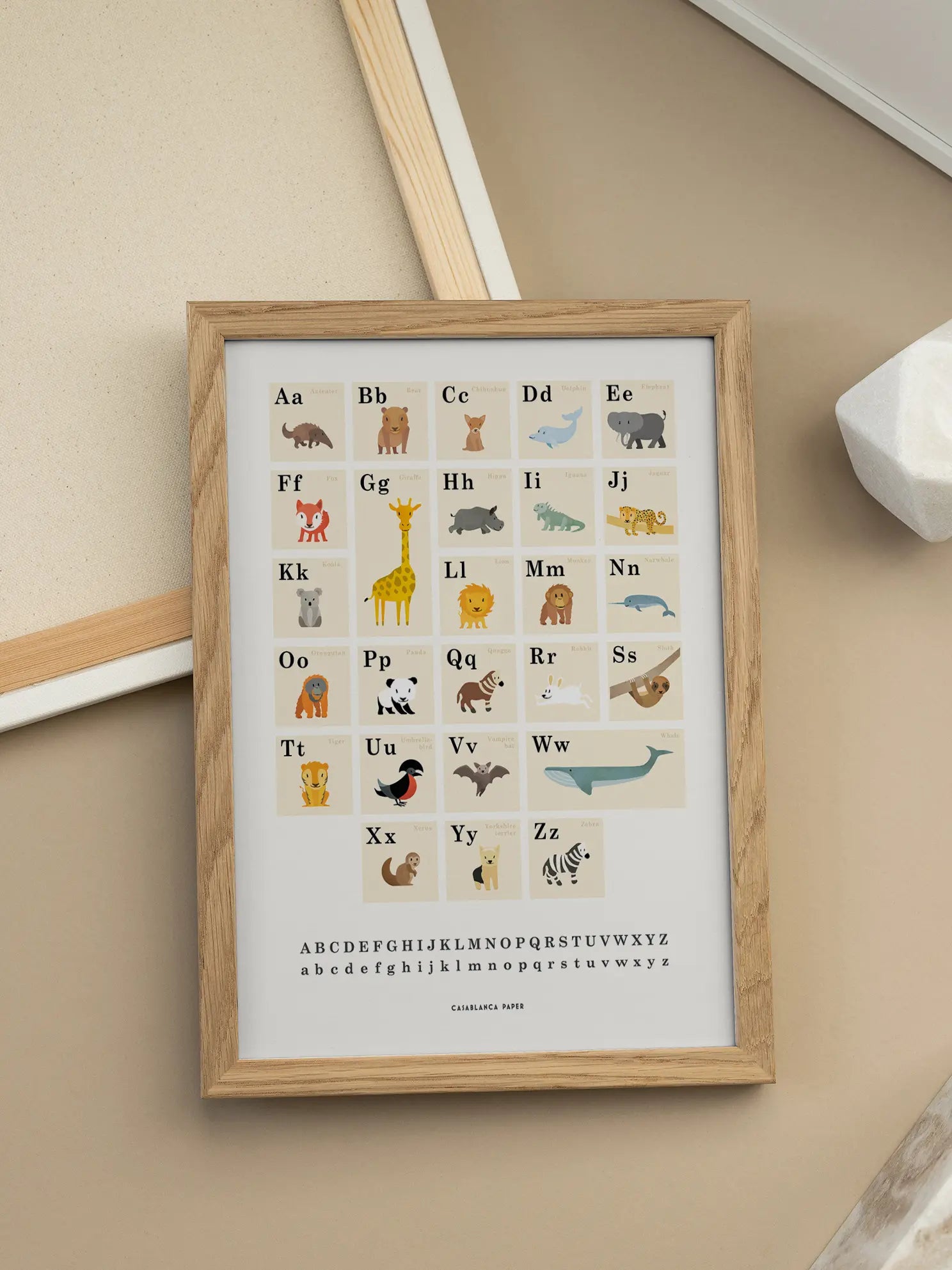 Animal Alphabet Poster