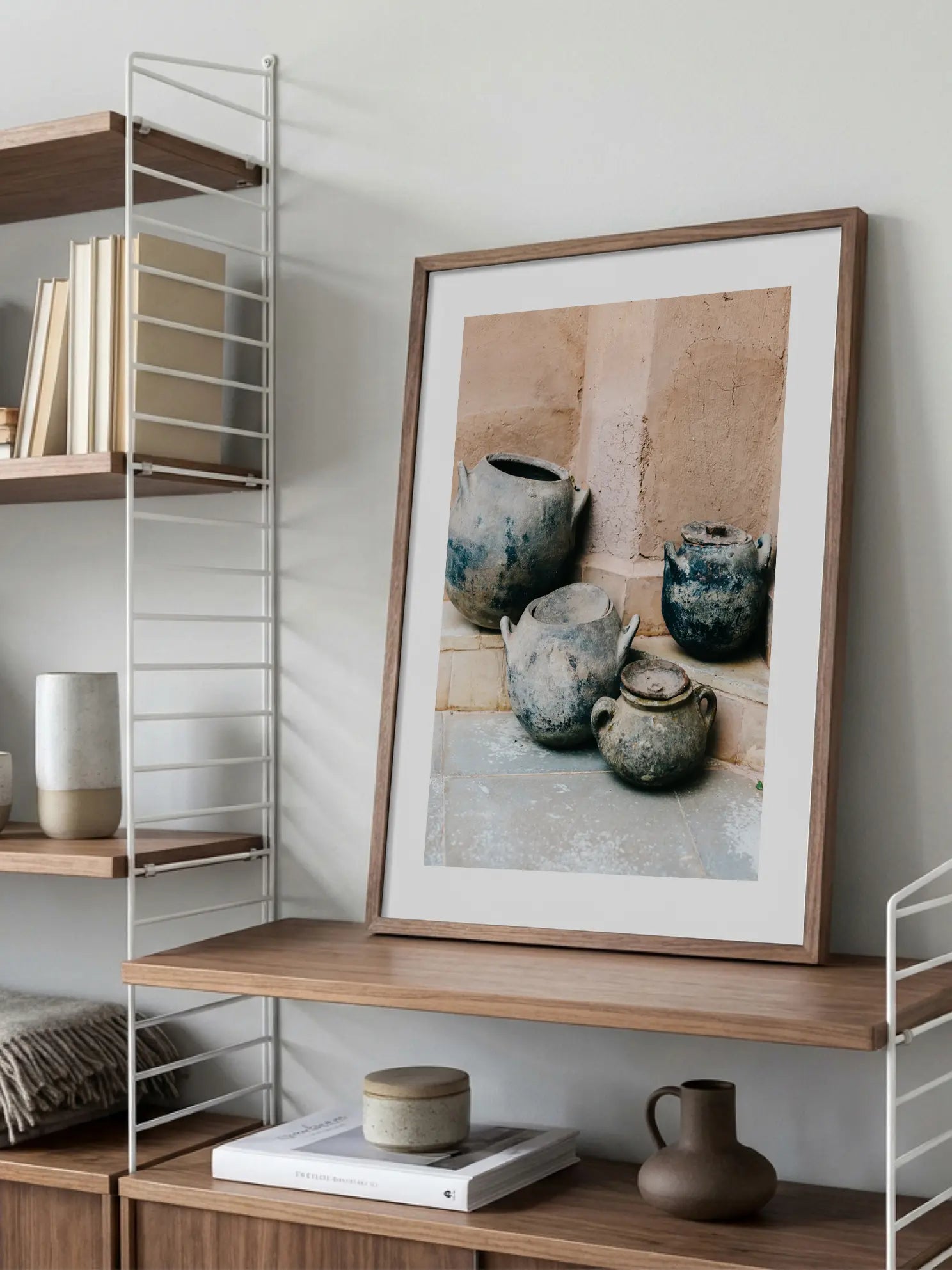 Antique Clay Pots Poster