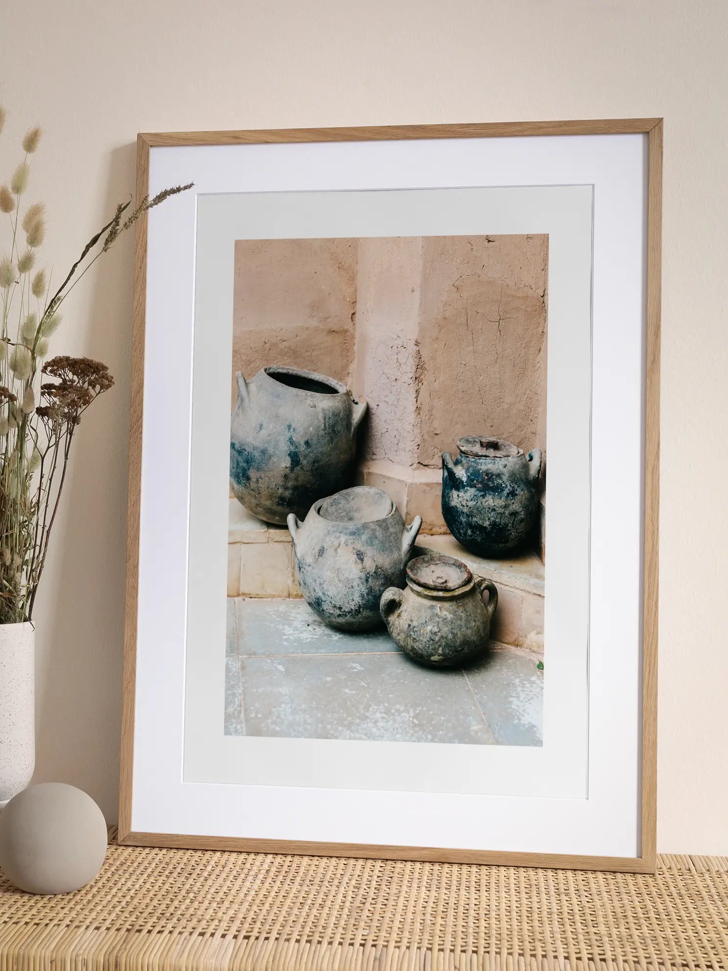 Antique Clay Pots Poster