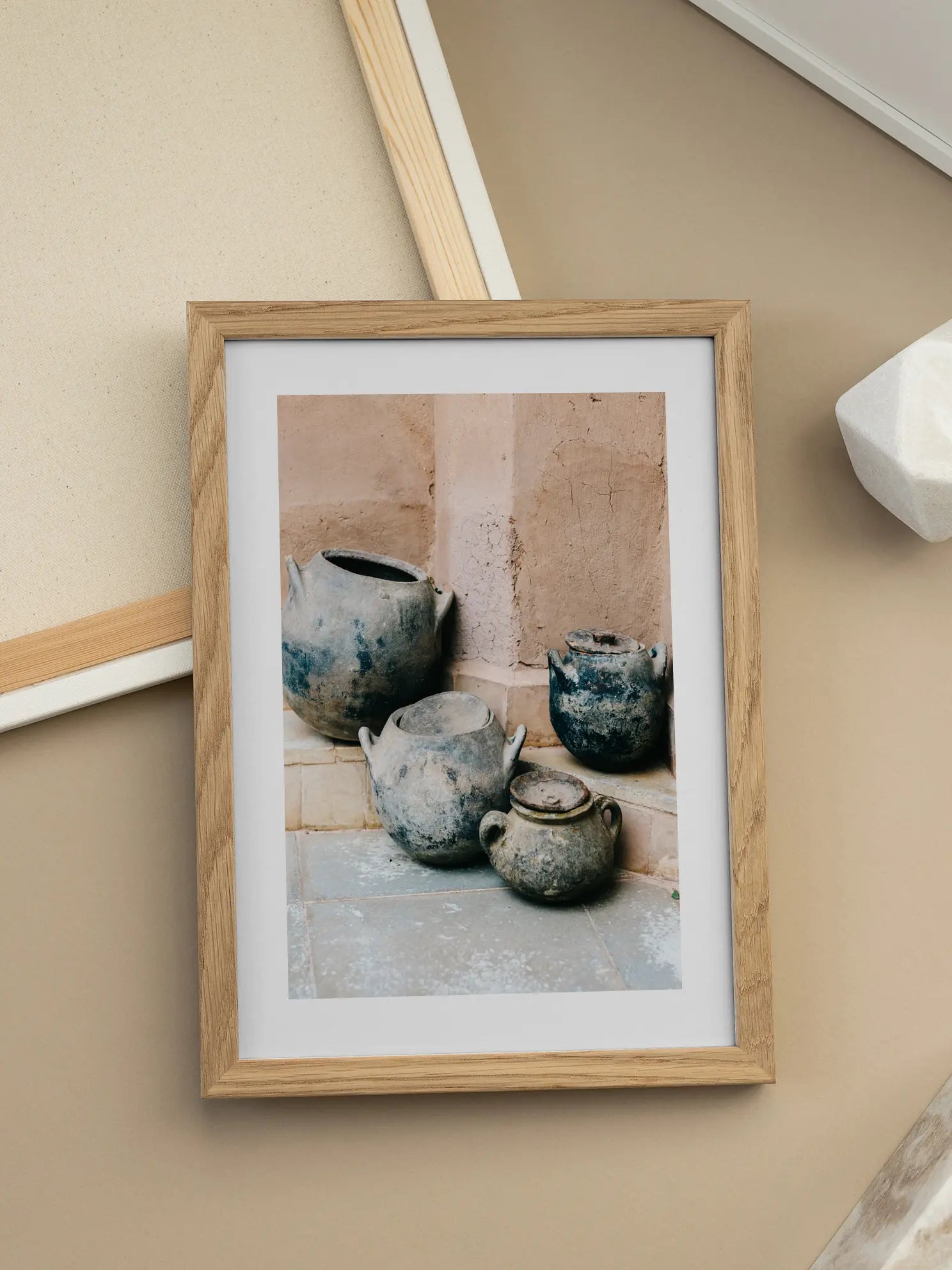 Antique Clay Pots Poster