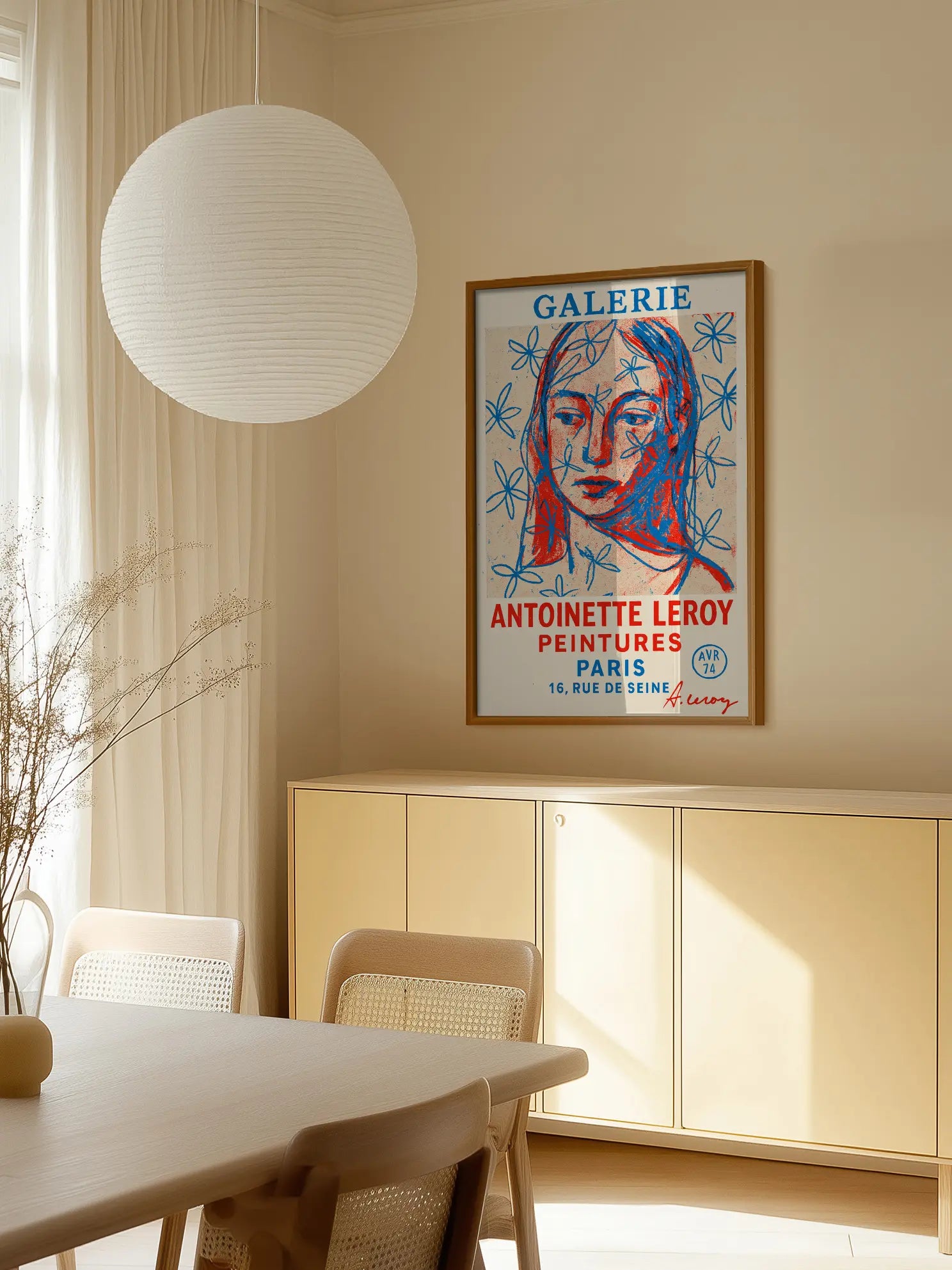Antoinette Leroy Poster