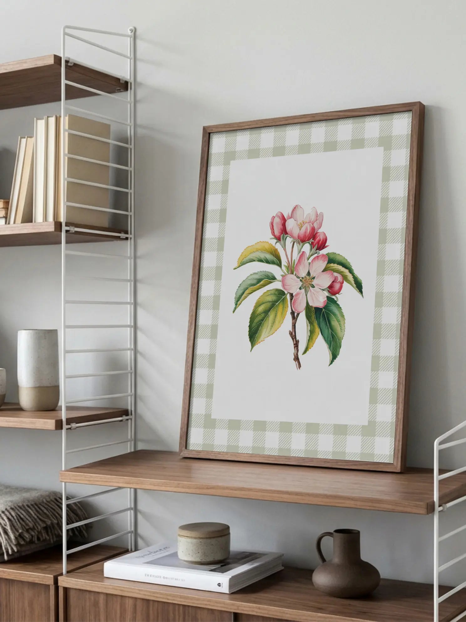 Apple Blossom Botanical Poster