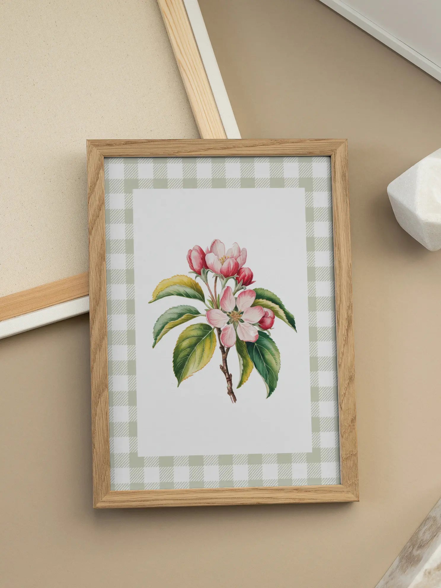 Apple Blossom Botanical Poster