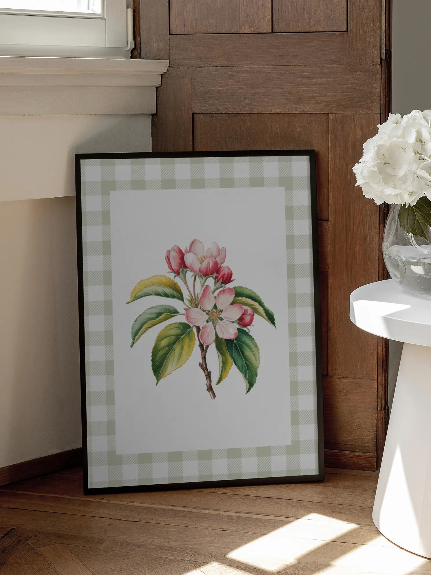 Apple Blossom Botanical Poster