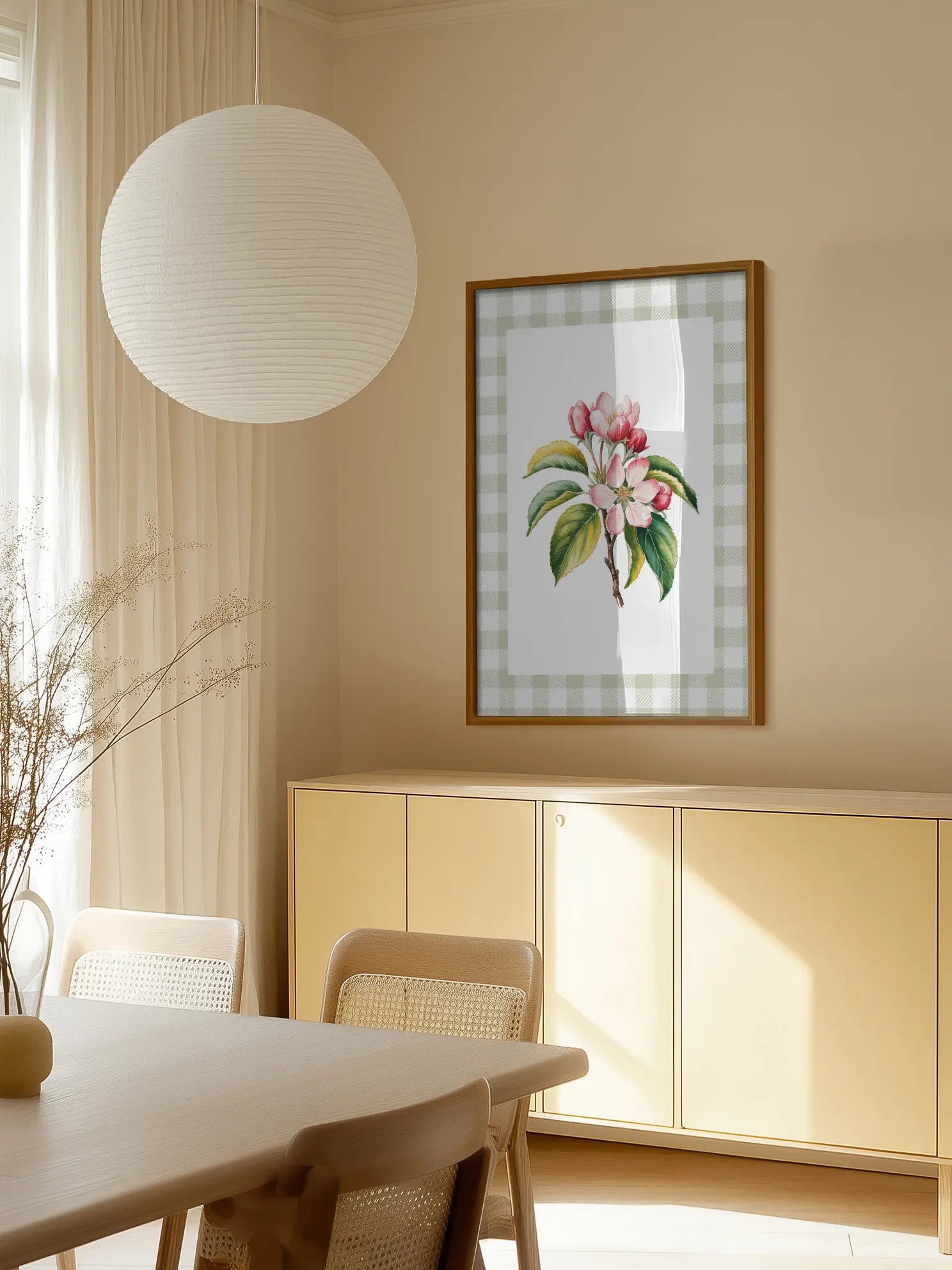 Apple Blossom Botanical Poster
