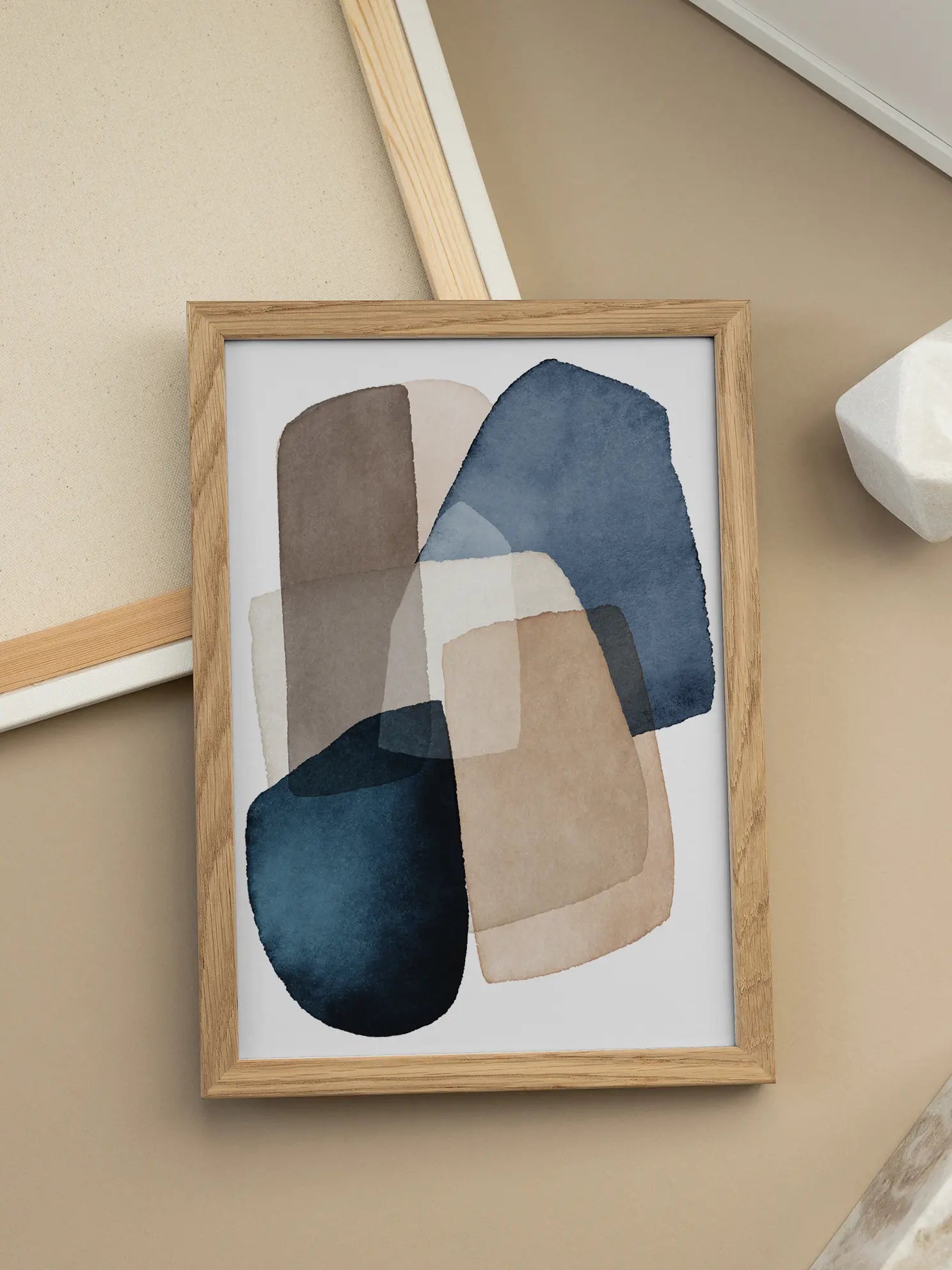 Aquarell Shapes Poster