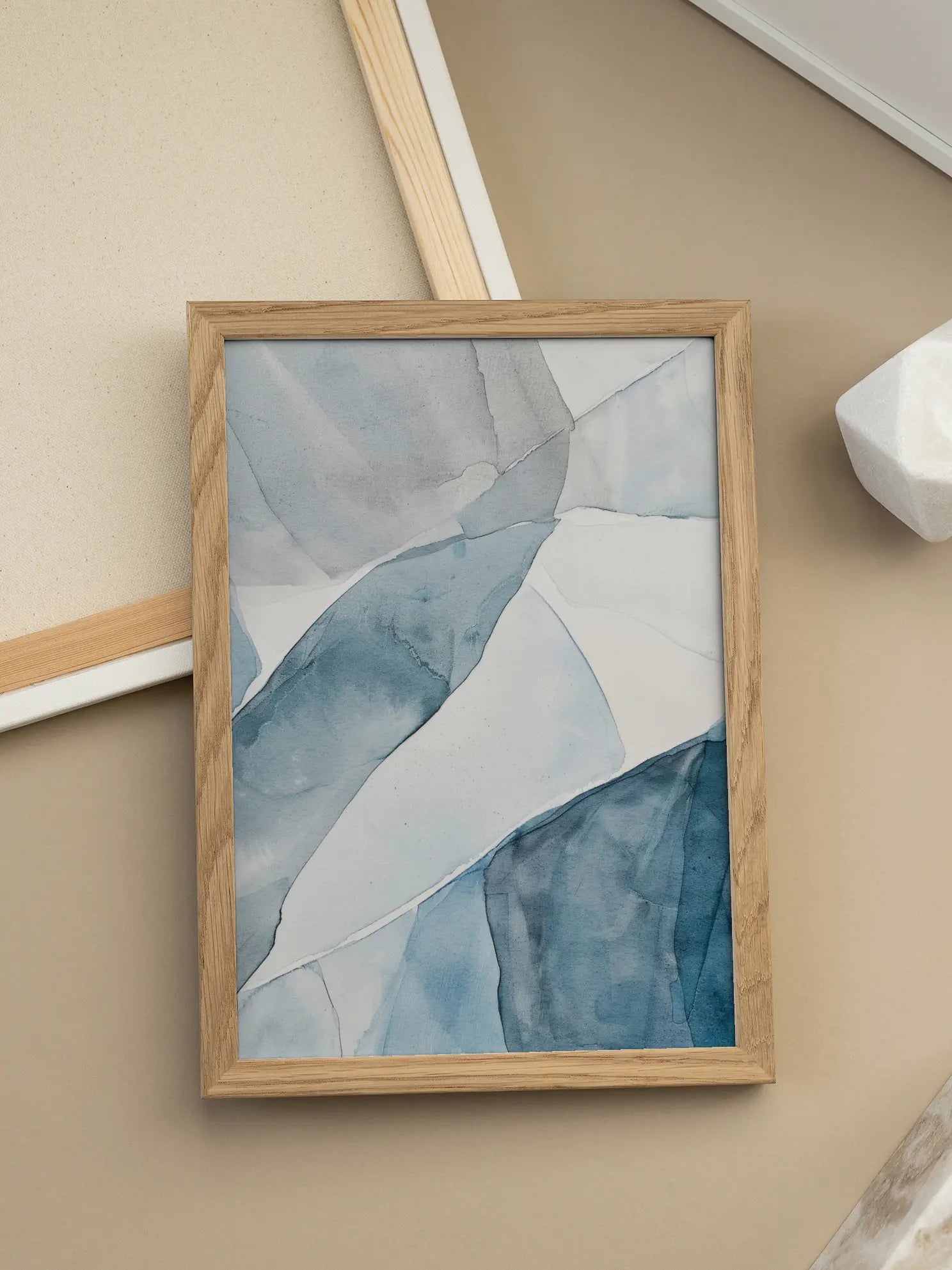 Aquarelle Shapes No1 Poster
