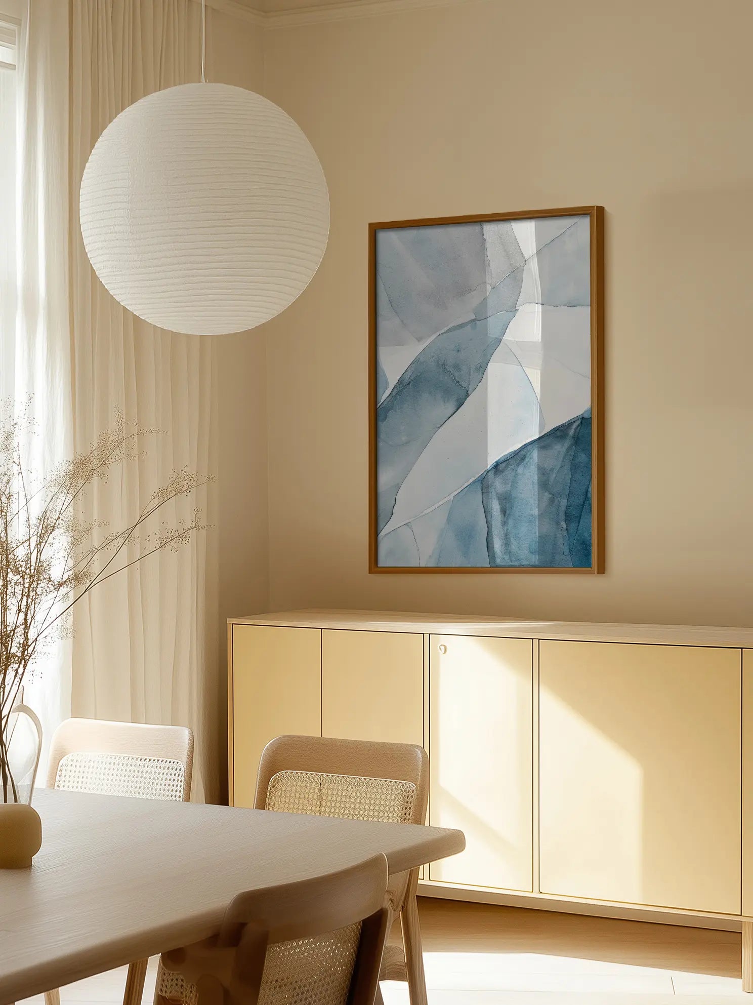 Aquarelle Shapes No1 Poster