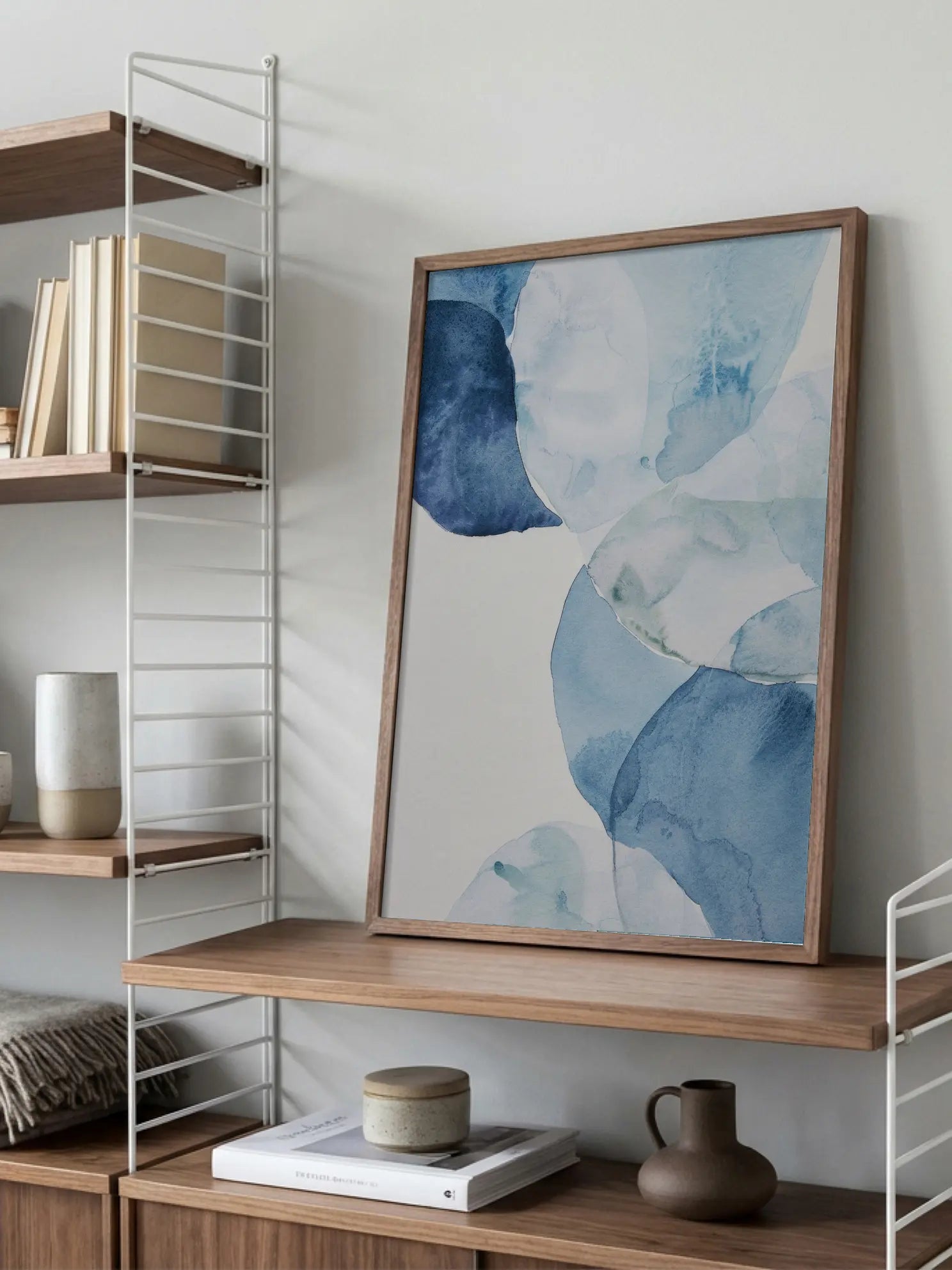 Aquarelle Shapes No2 Poster