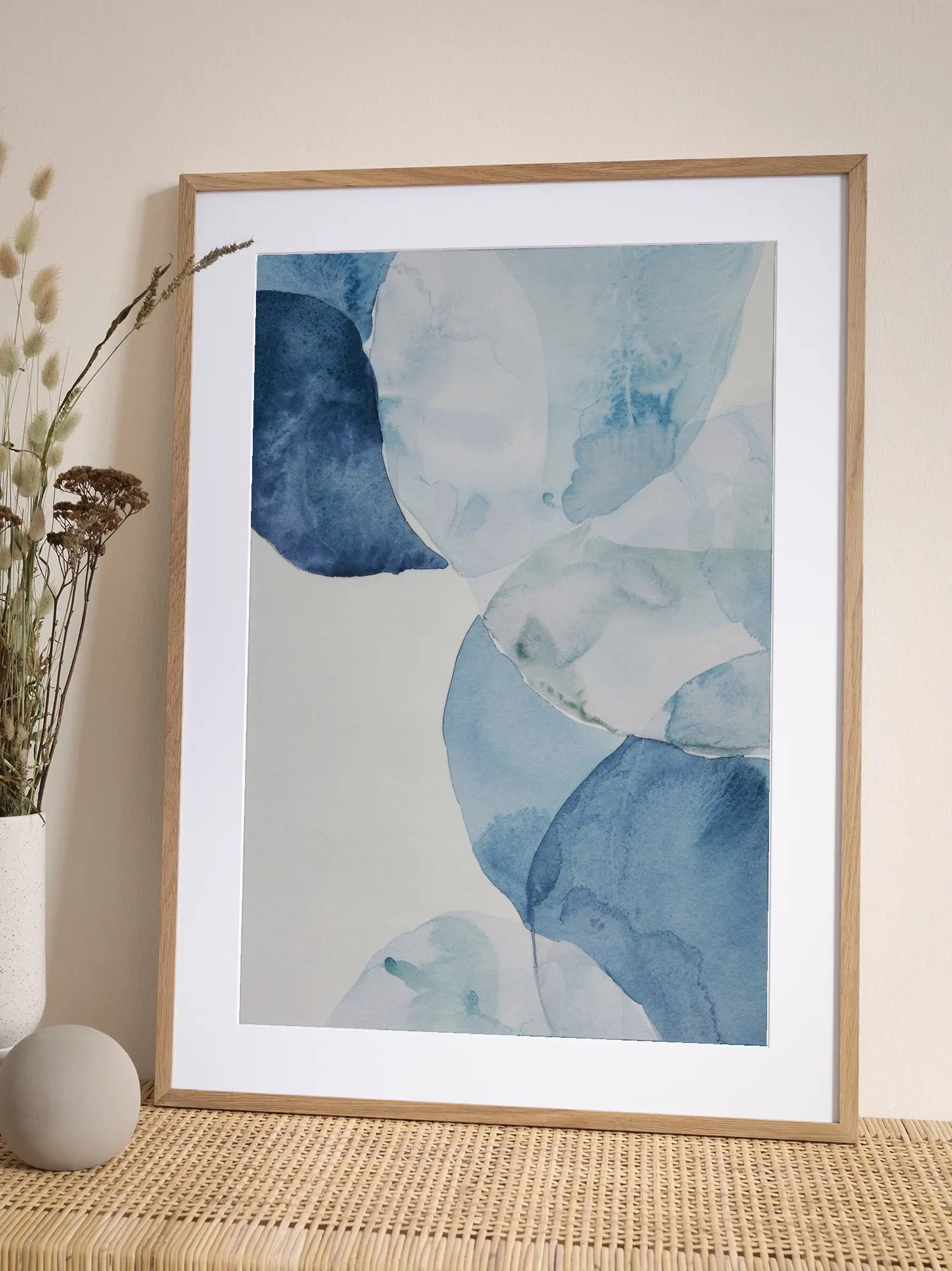 Aquarelle Shapes No2 Poster