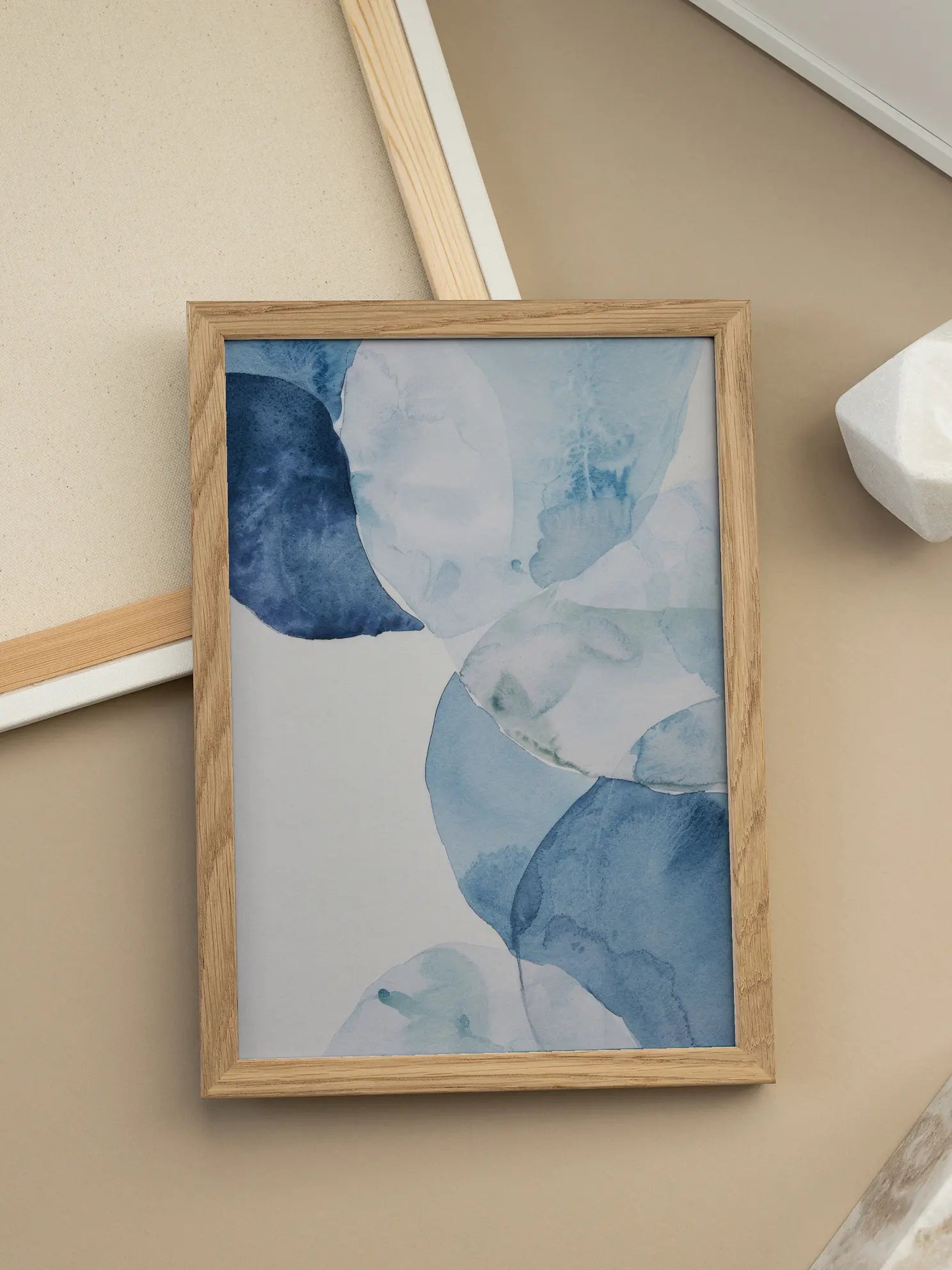 Aquarelle Shapes No2 Poster