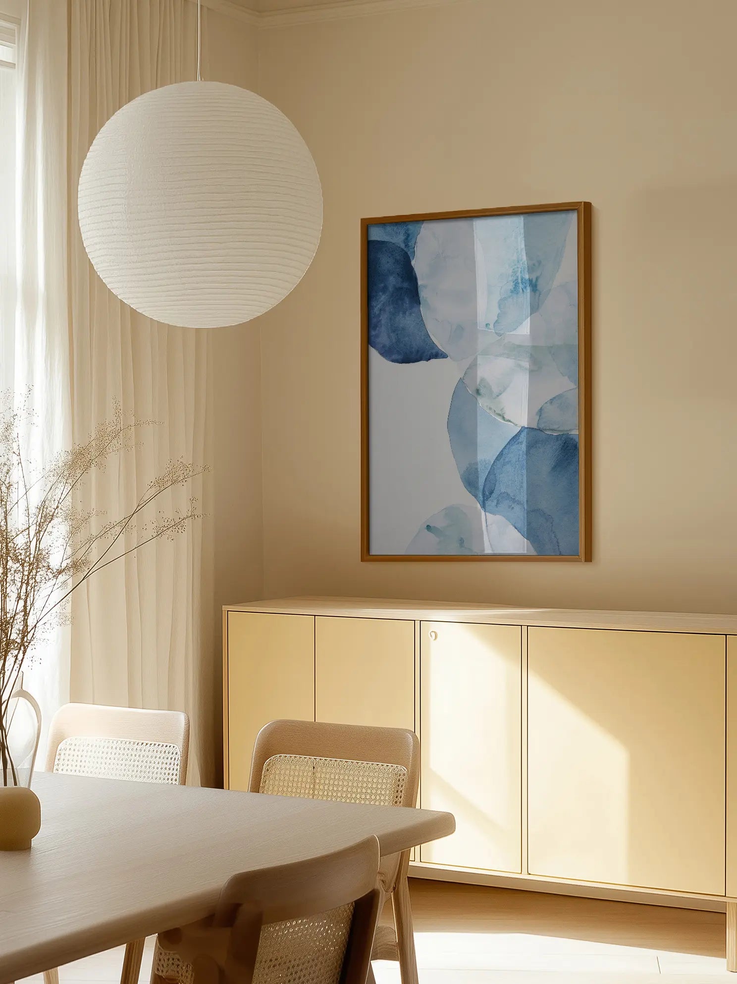 Aquarelle Shapes No2 Poster
