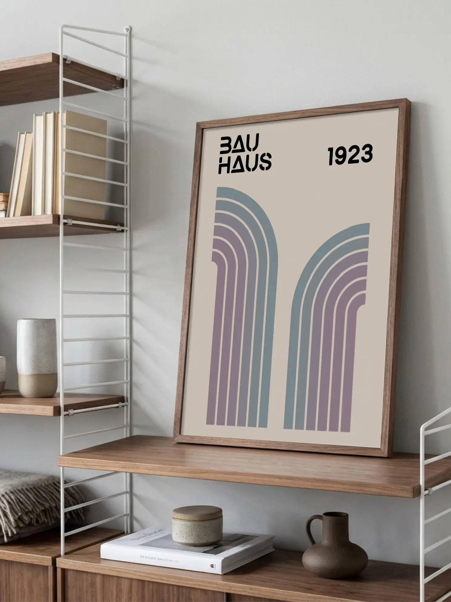 Arch Violet — Bauhaus 1923 Poster