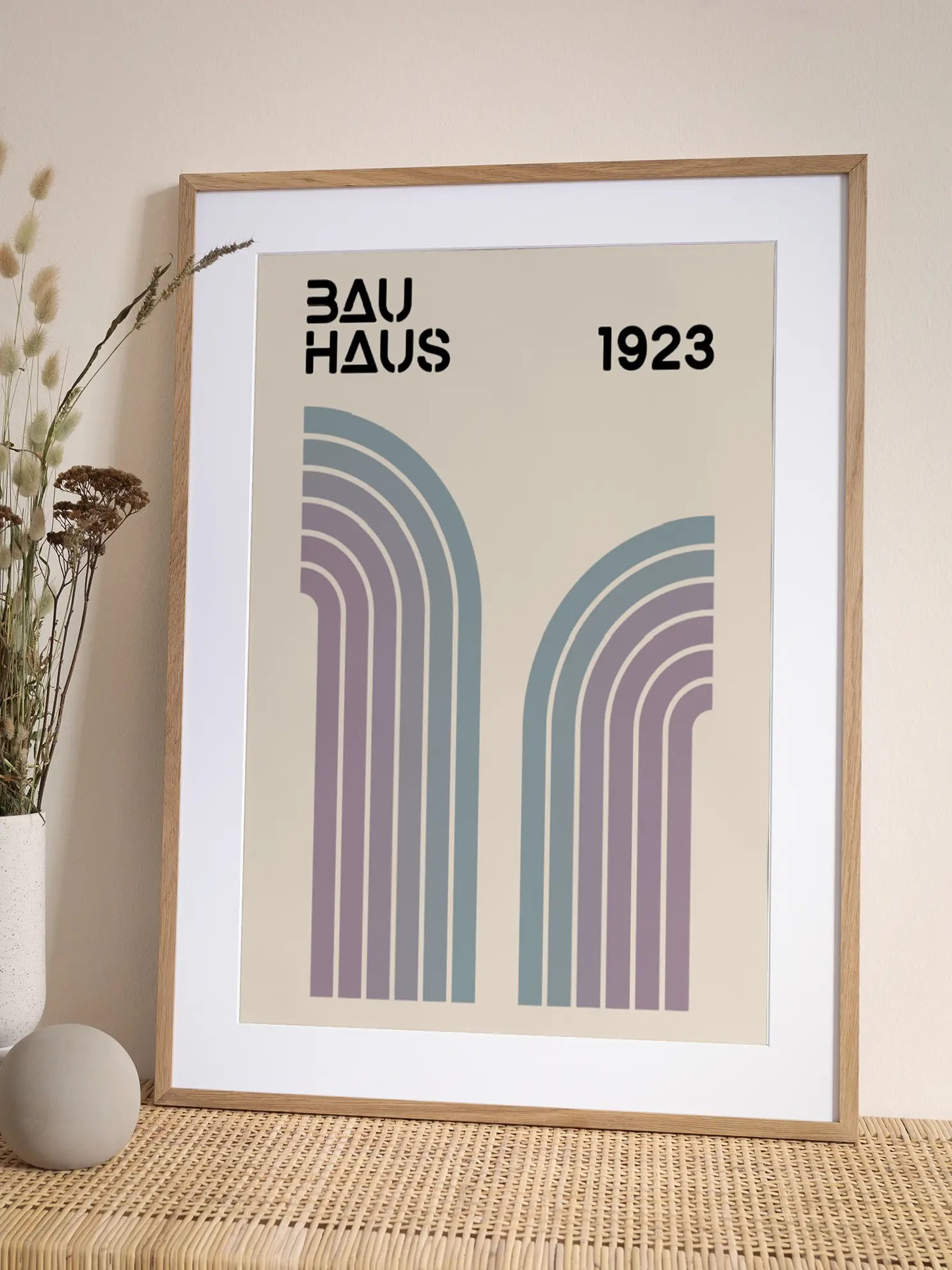 Arch Violet — Bauhaus 1923 Poster
