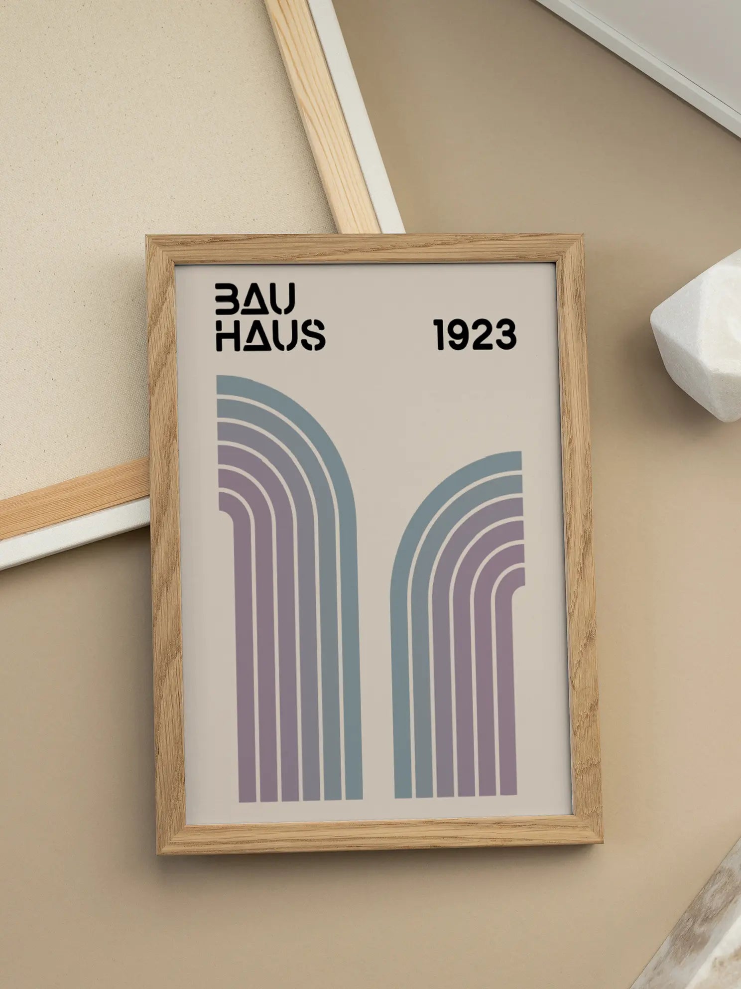 Arch Violet — Bauhaus 1923 Poster