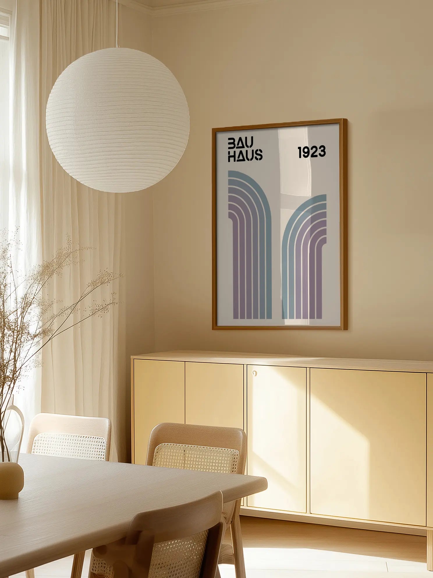 Arch Violet — Bauhaus 1923 Poster