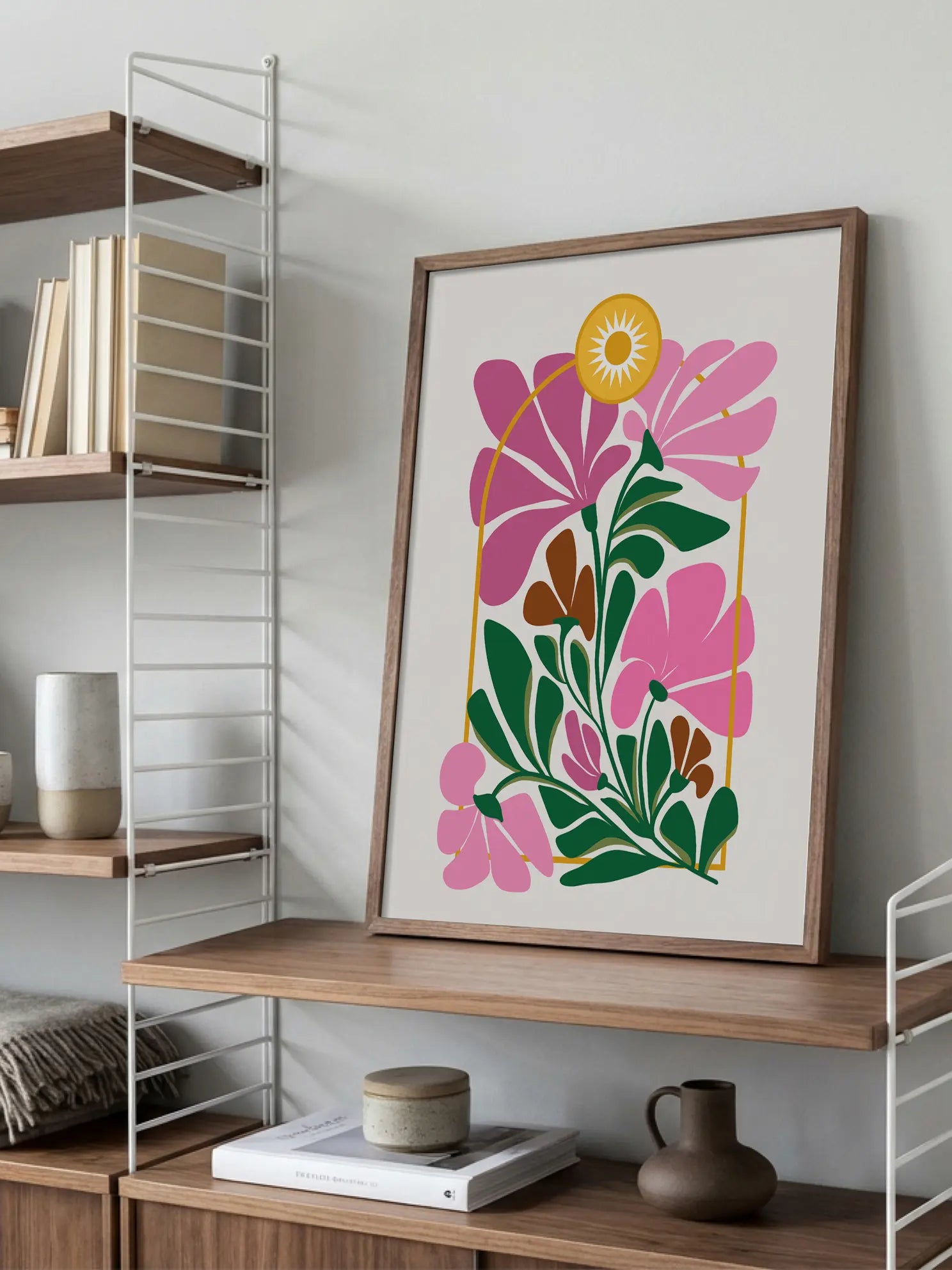 Arched Garden Poster