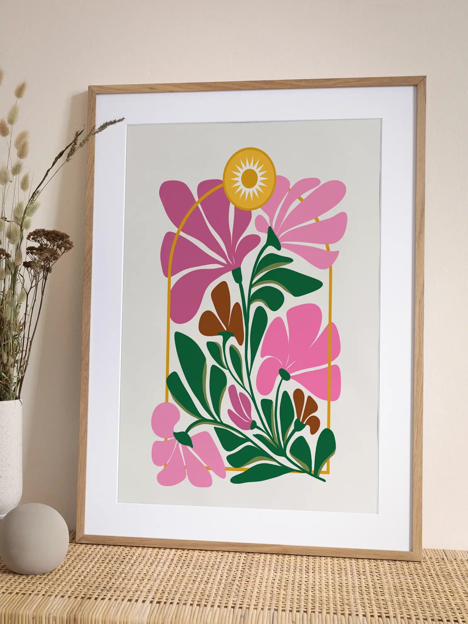 Arched Garden Poster