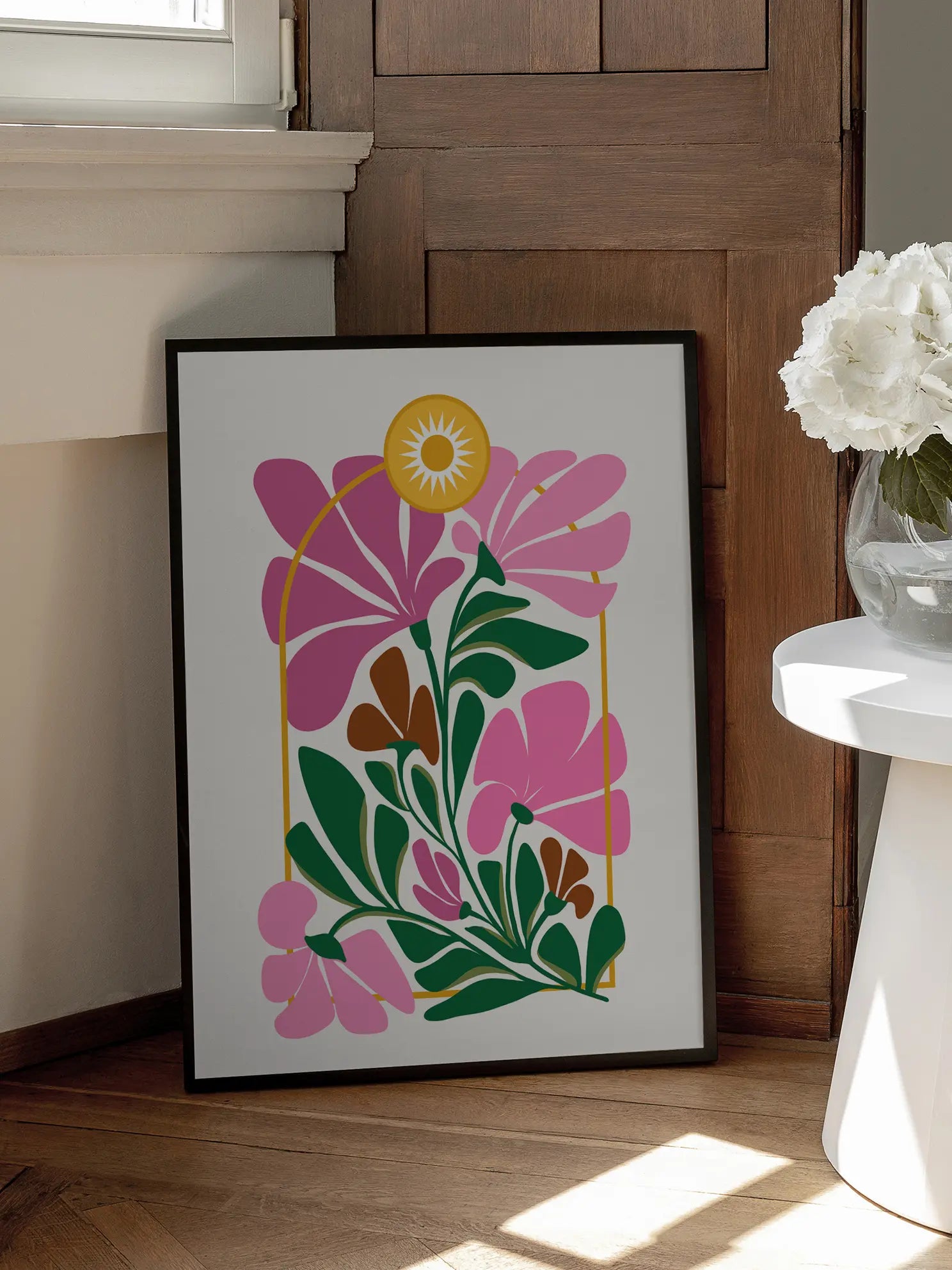 Arched Garden Poster