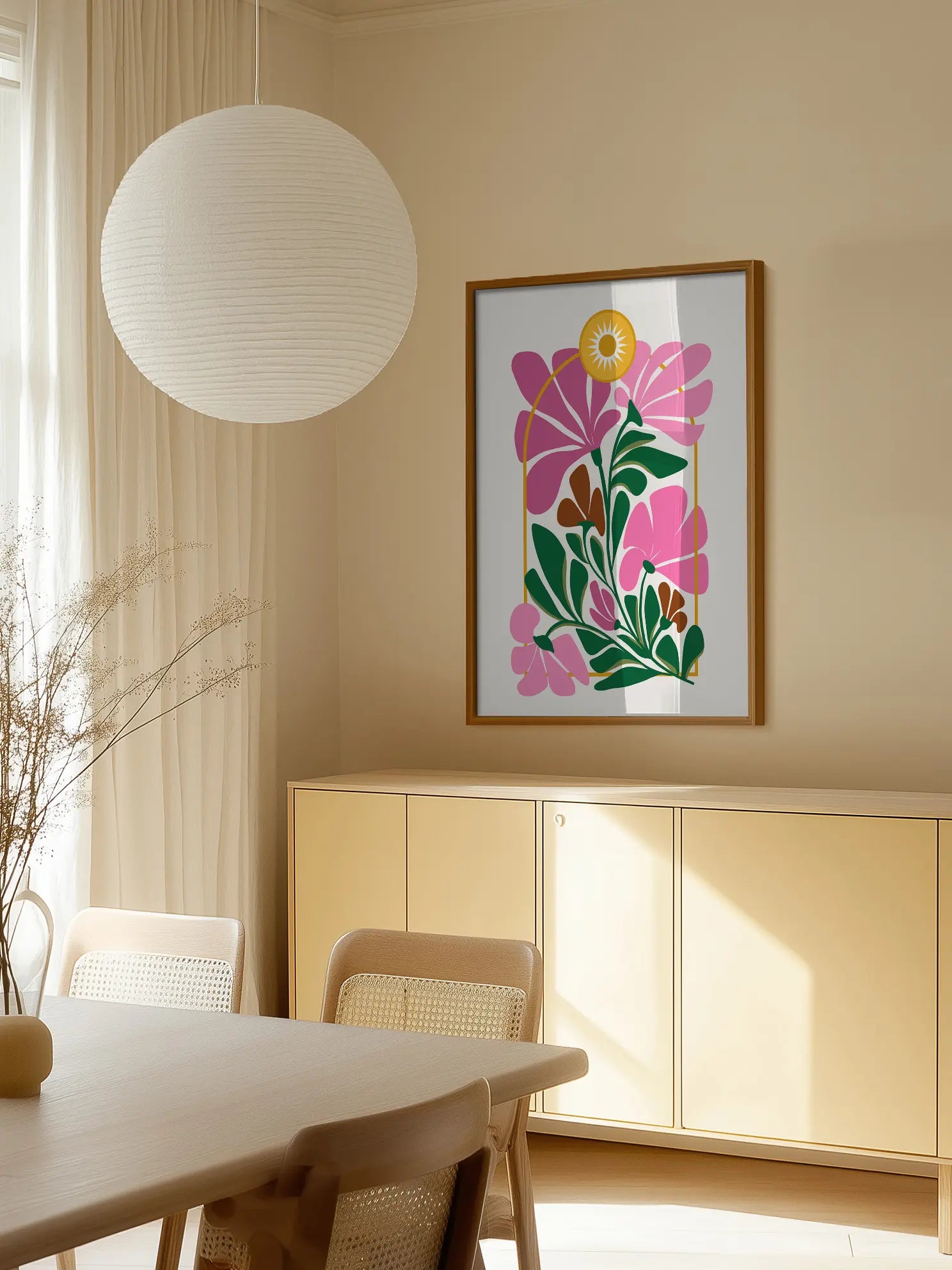 Arched Garden Poster