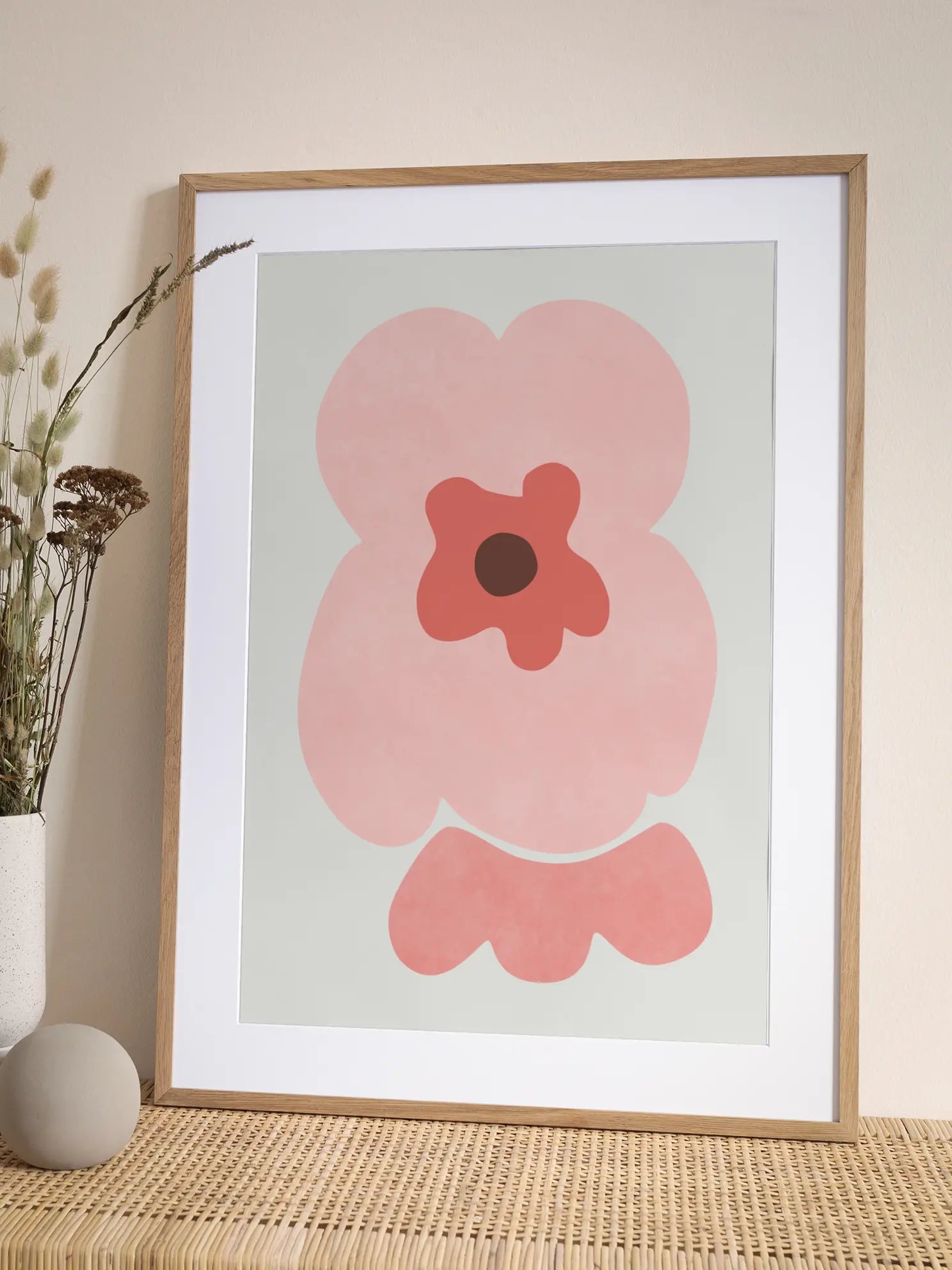 Art Flower Poster