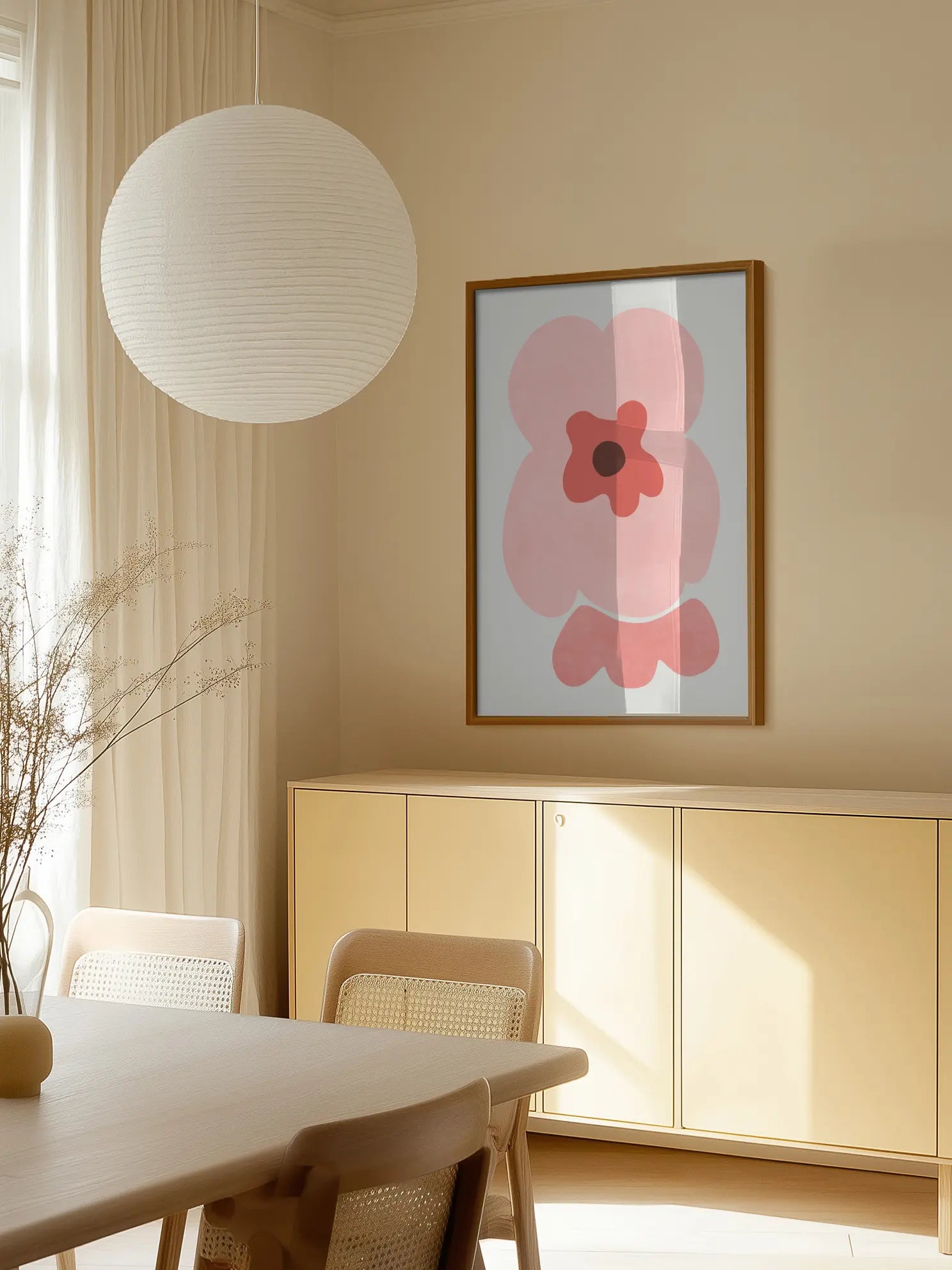 Art Flower Poster