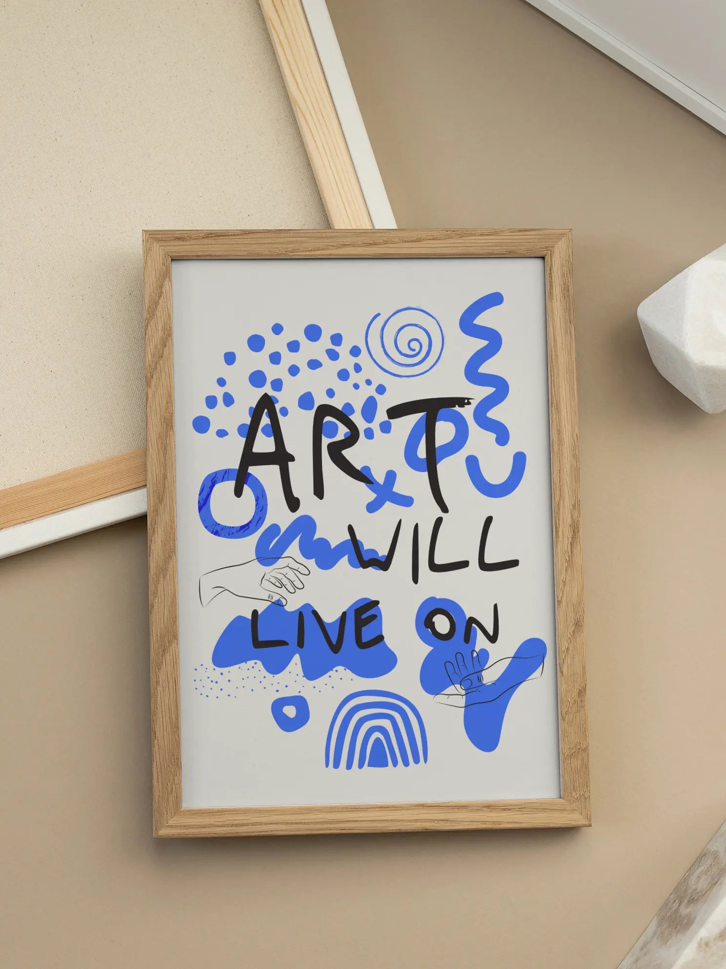Art Will Live On Poster